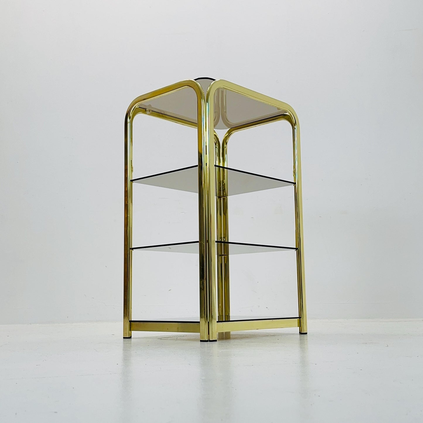 Mid century Italian Hollywood Regency side table 1980s