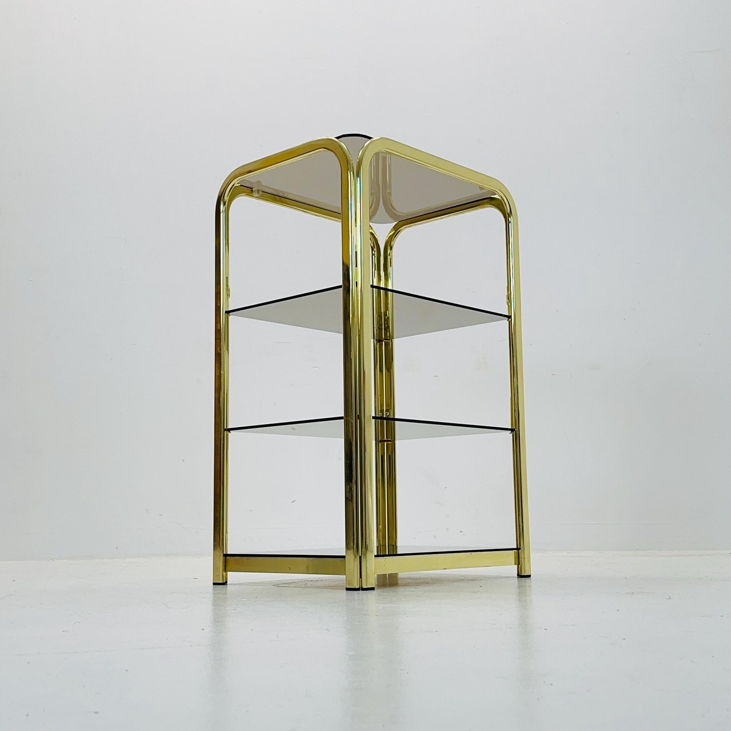 Mid century Italian Hollywood Regency side table 1980s