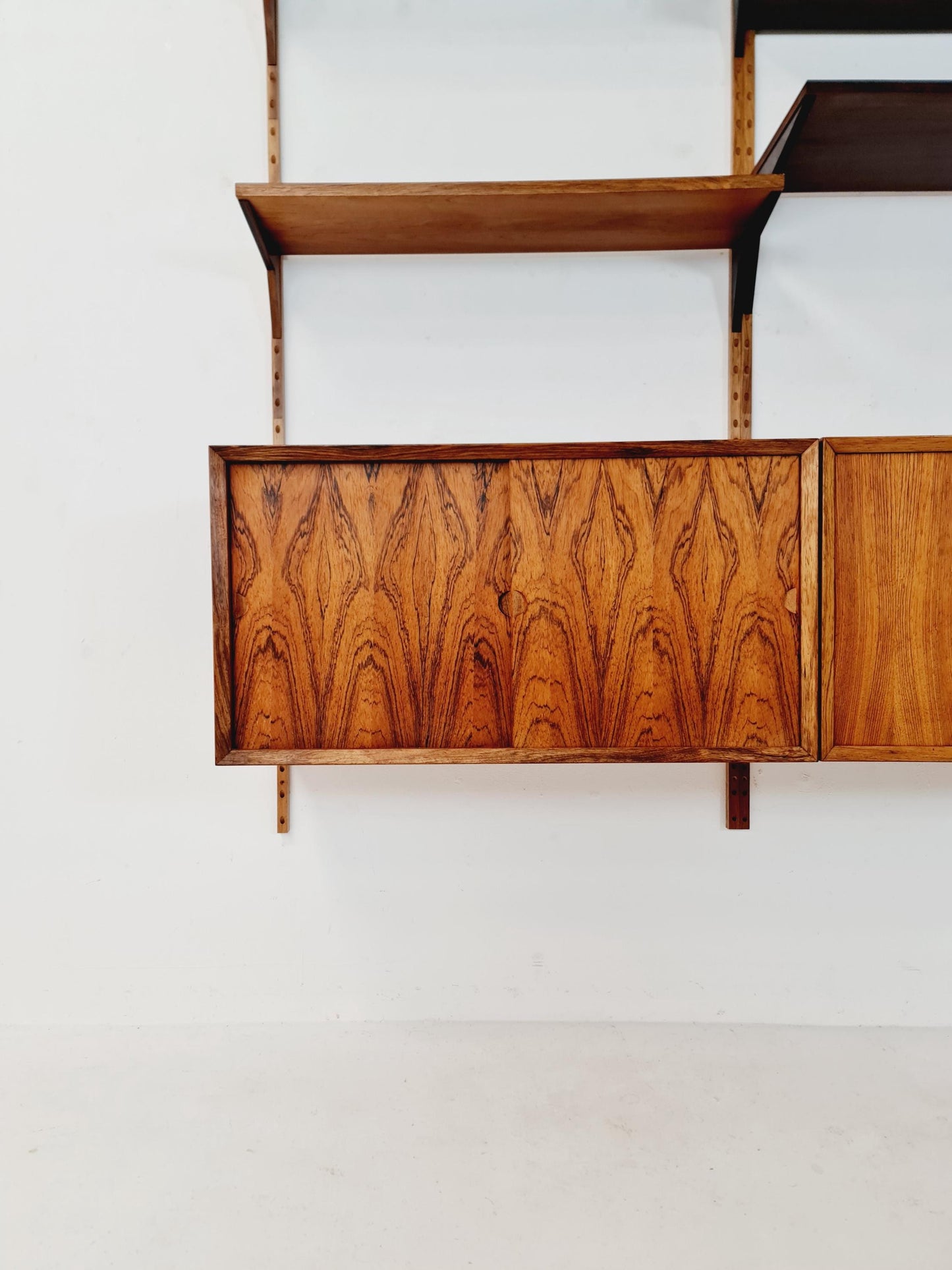 Mid century Danish rosewood Wall Unit with Bar Cabinet by Poul Cadovius for Cado, Denmark, 1960s