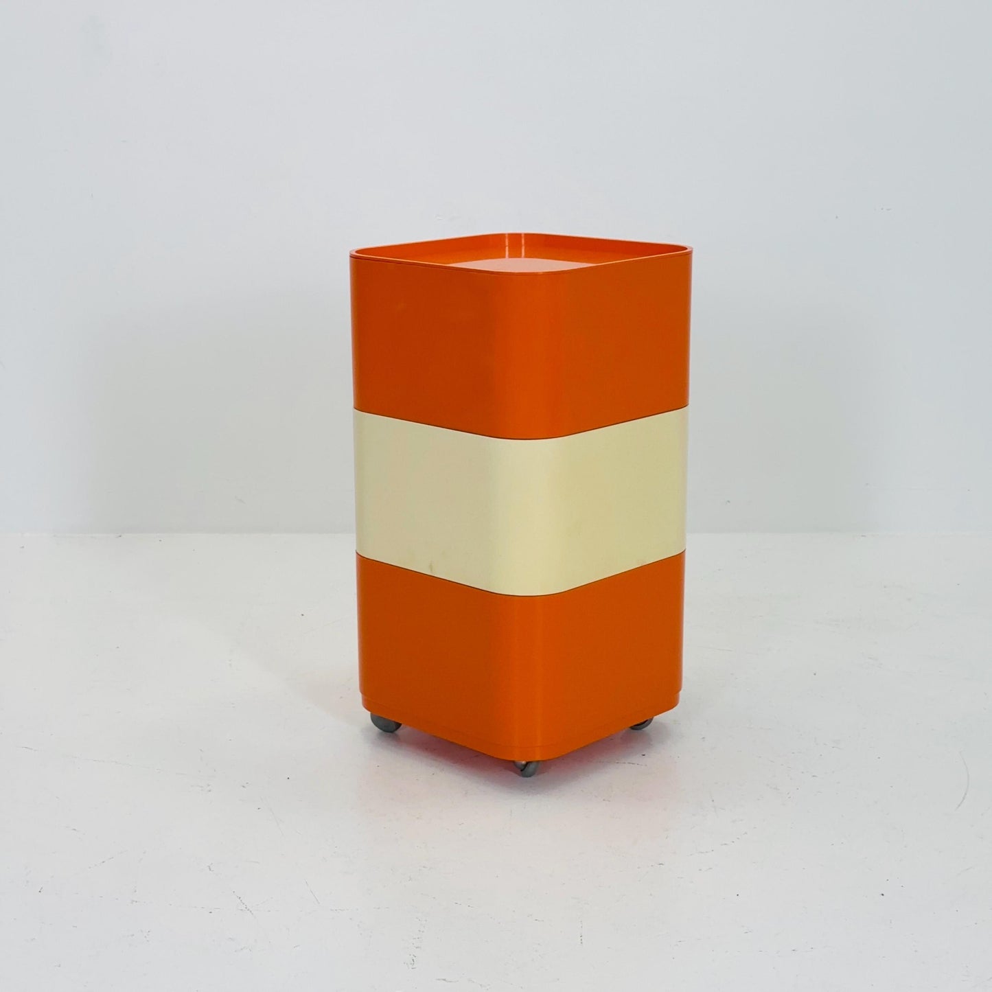 Componibili Square 3 parts serving trolley by Anna Castelli for Kartell - Italy 1960s