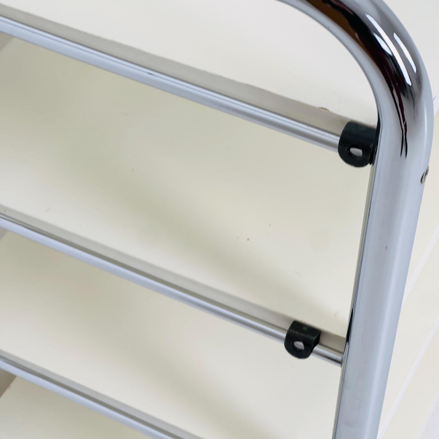 Minimalist white standing shelving system Niklas BY Rutger Andersson for IKEA Sweden 1980s