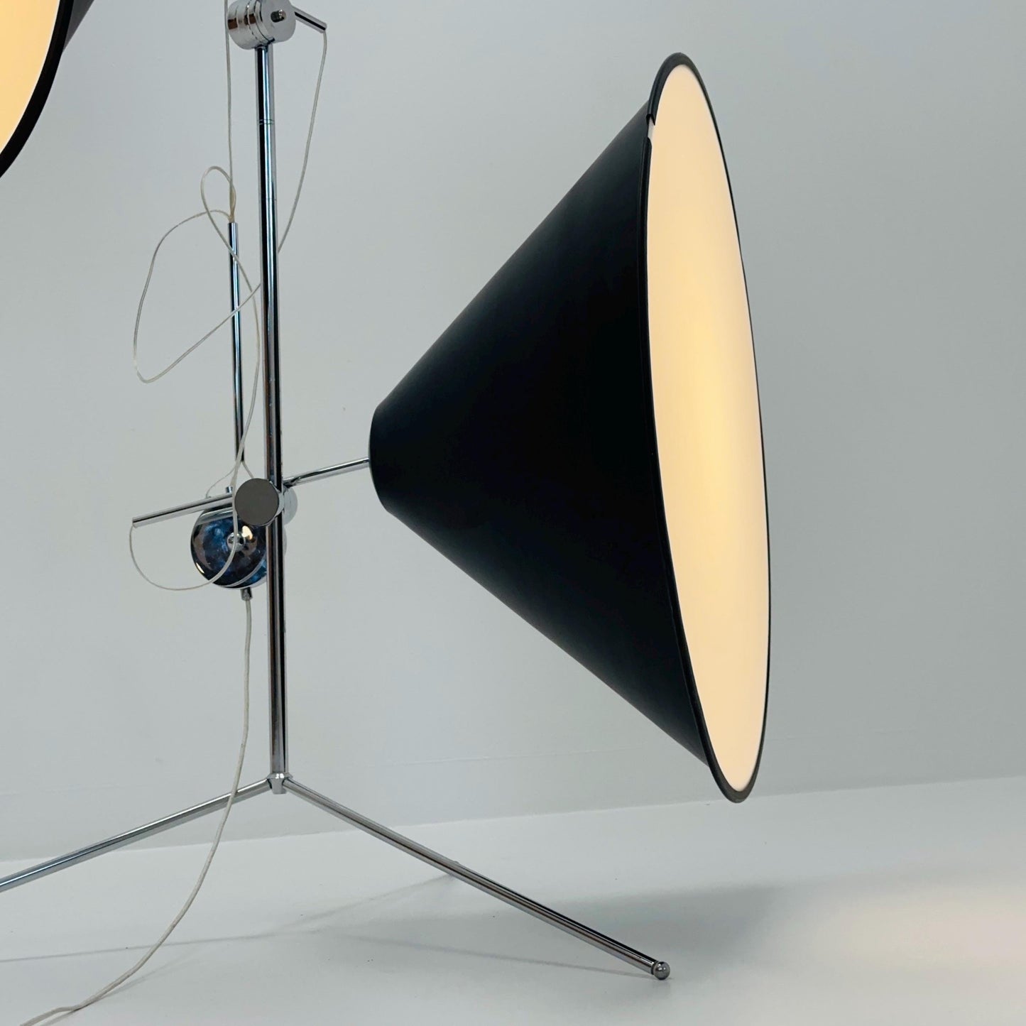 Designer Con Tripod floor lamp by Tom Dixon England