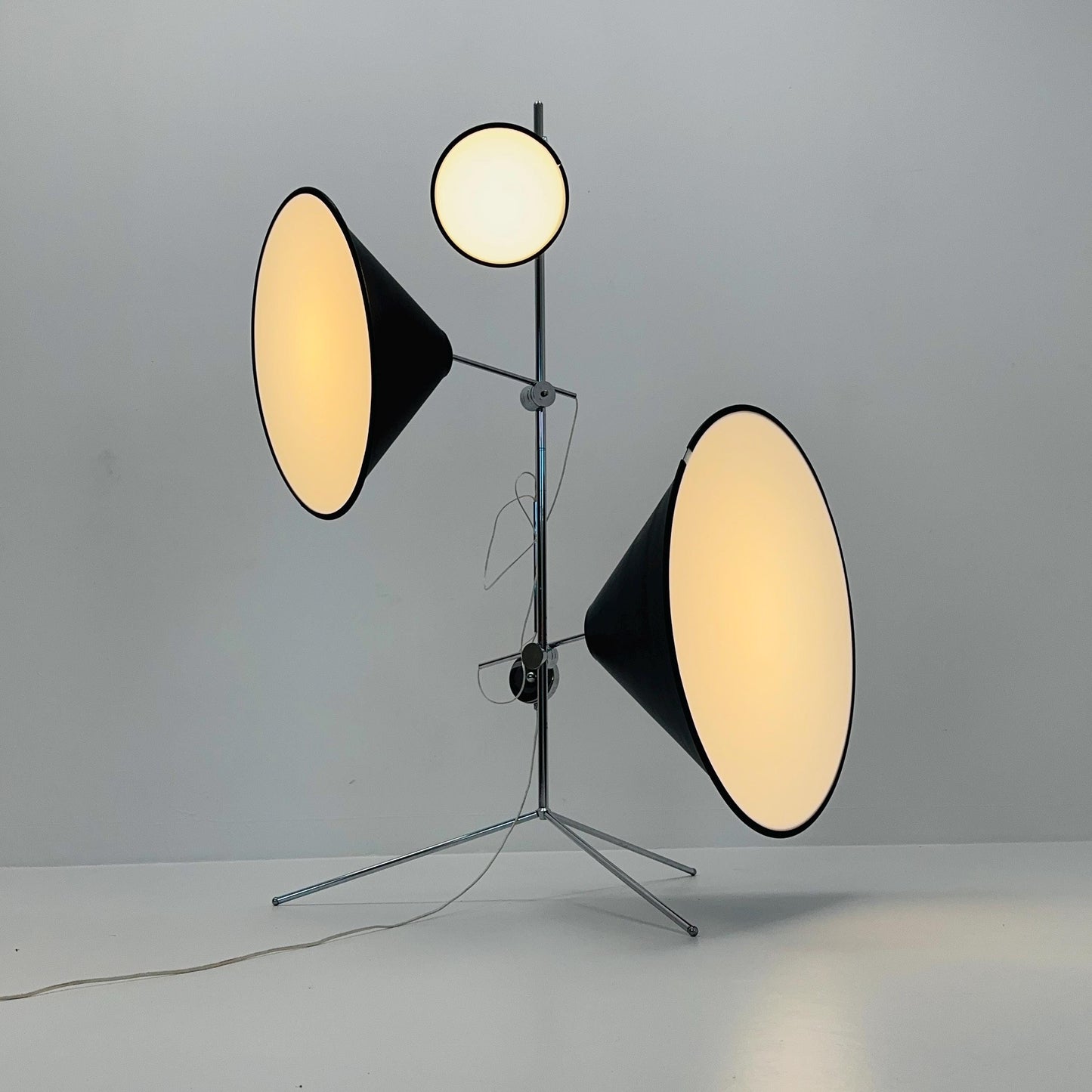 Designer Con Tripod floor lamp by Tom Dixon England