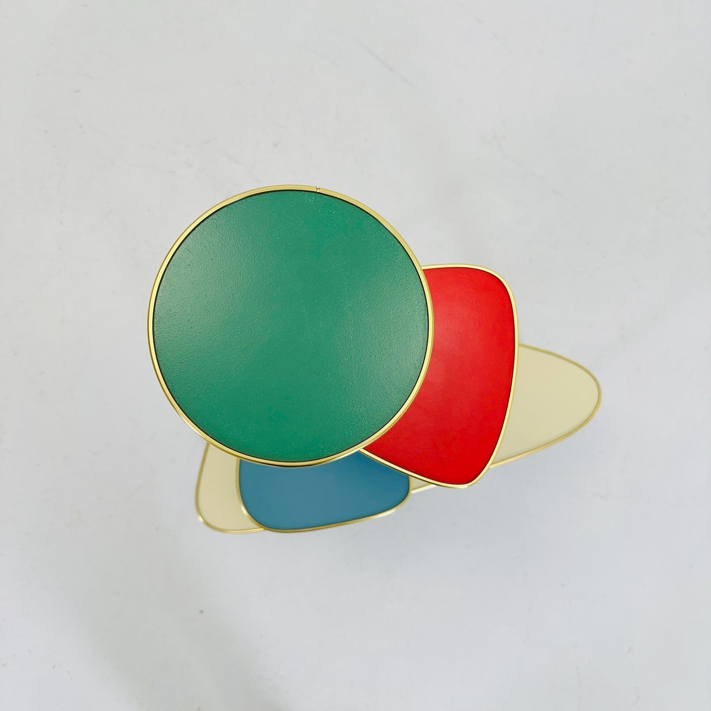 BIG German Plant Stand, Colorful Vintage Mid-Century Minimalist Indoor Plant Stand Side Table Retro flower table