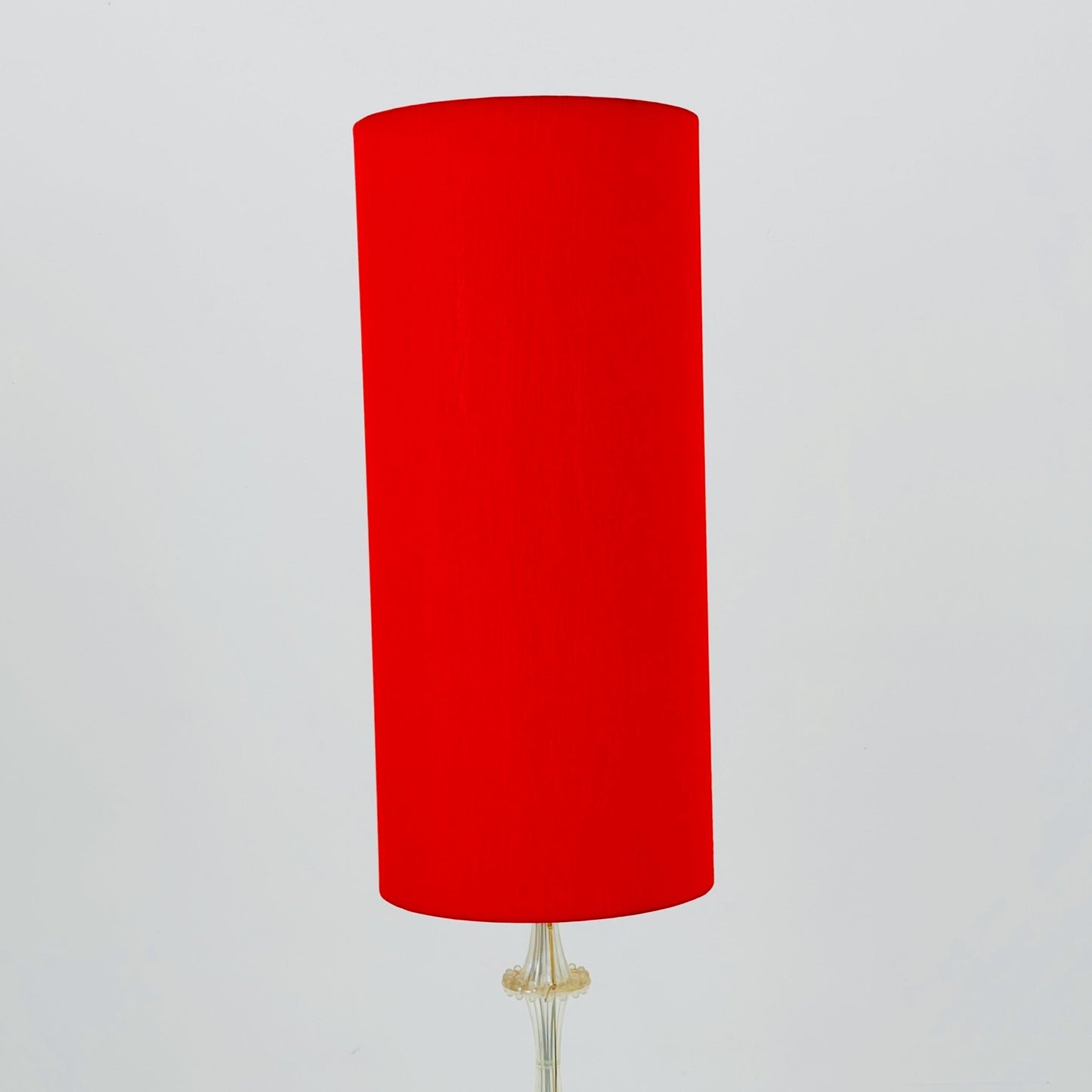 Space age German red floor lamp by Richard Essig, 1970s