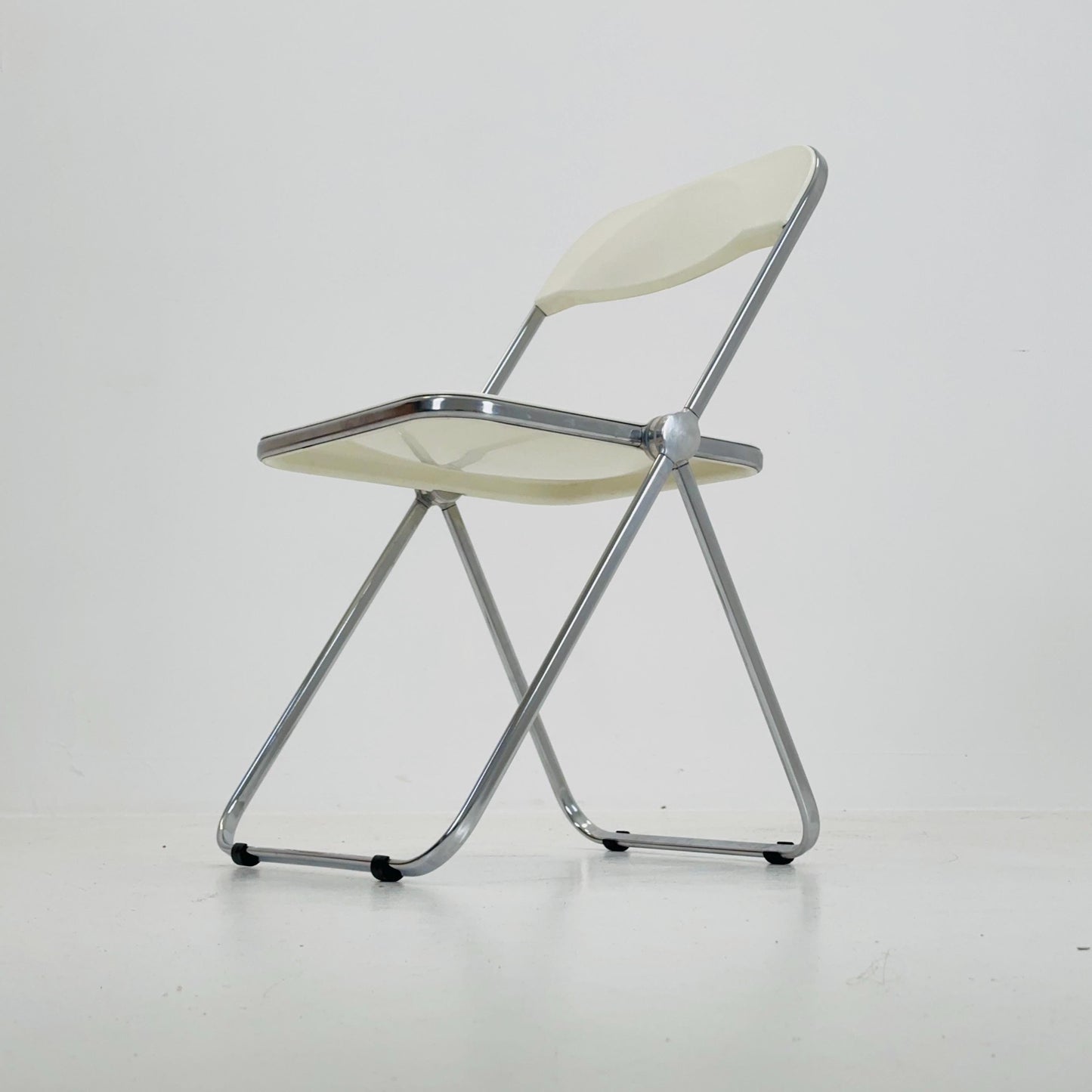 Vintage Italian Plia Folding Chair by Giancarlo Piretti for Castelli, 1970s
