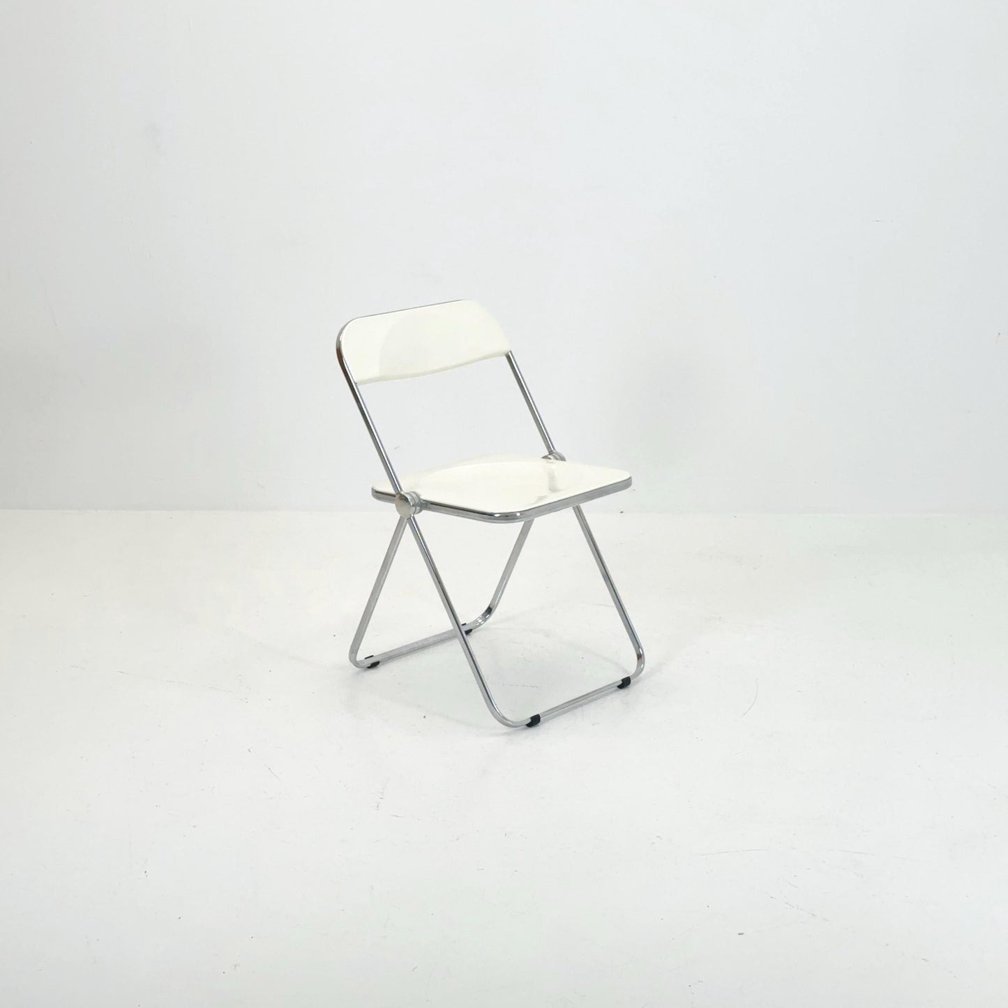 Vintage Italian Plia Folding Chair by Giancarlo Piretti for Castelli, 1970s