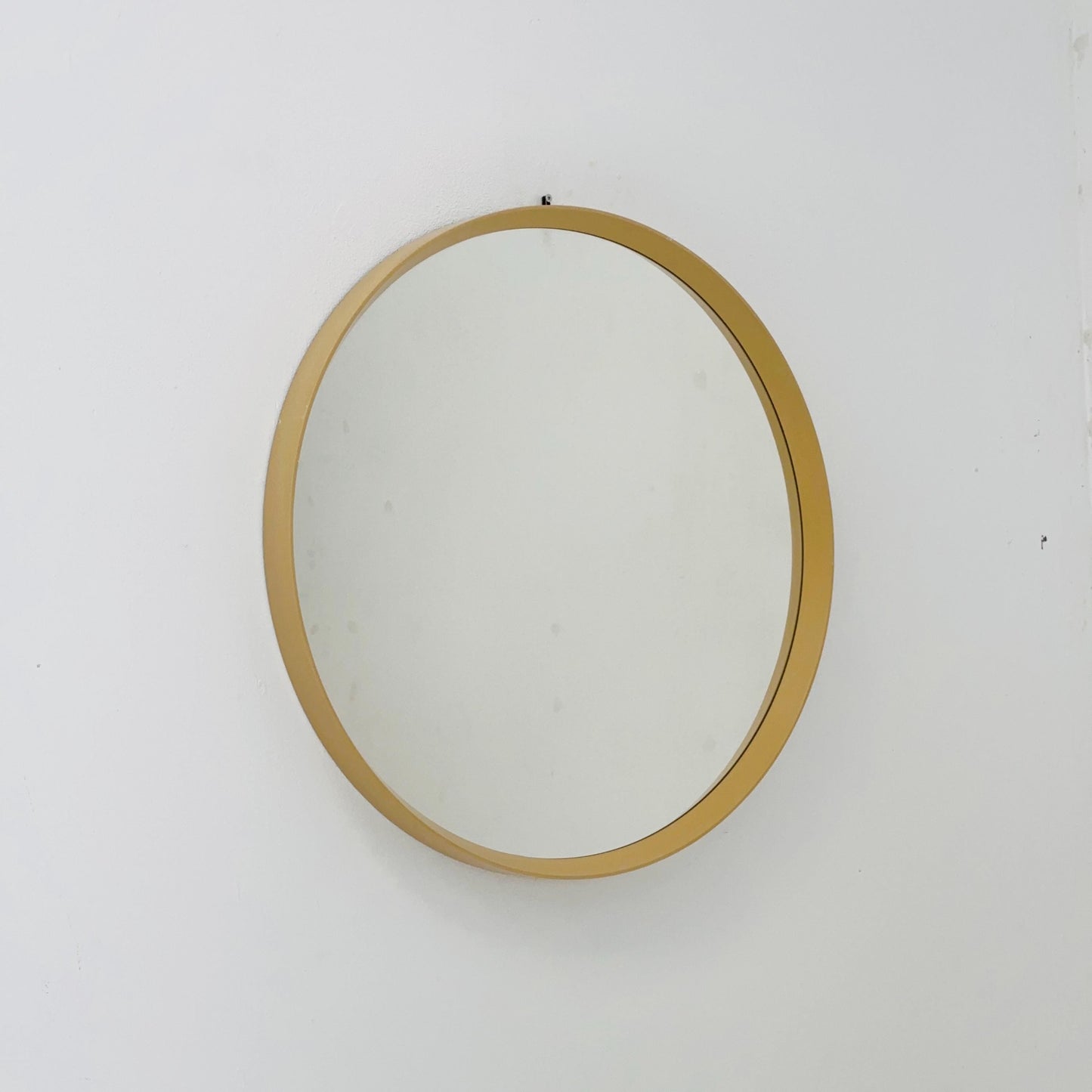 Large Space Age \Mid-Century Round Mirrror, 1970s