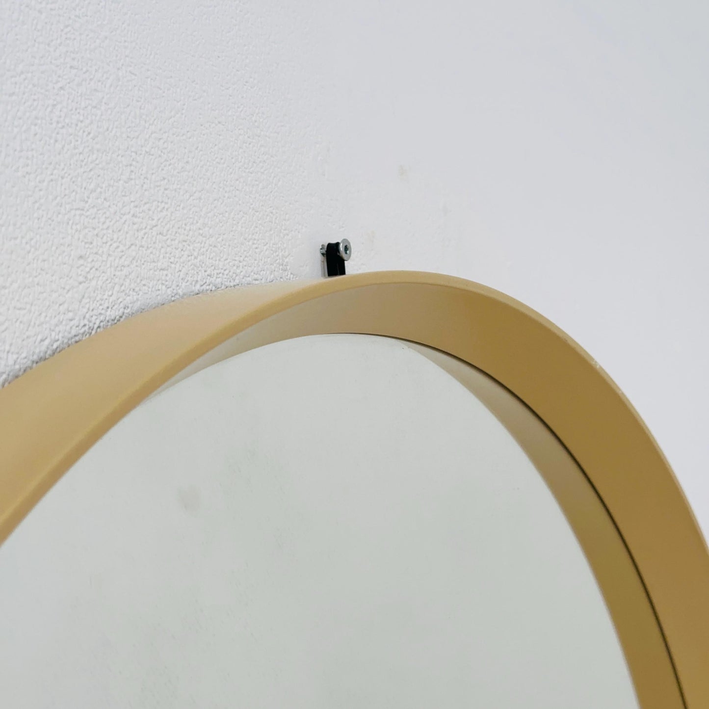 Large Space Age \Mid-Century Round Mirrror, 1970s