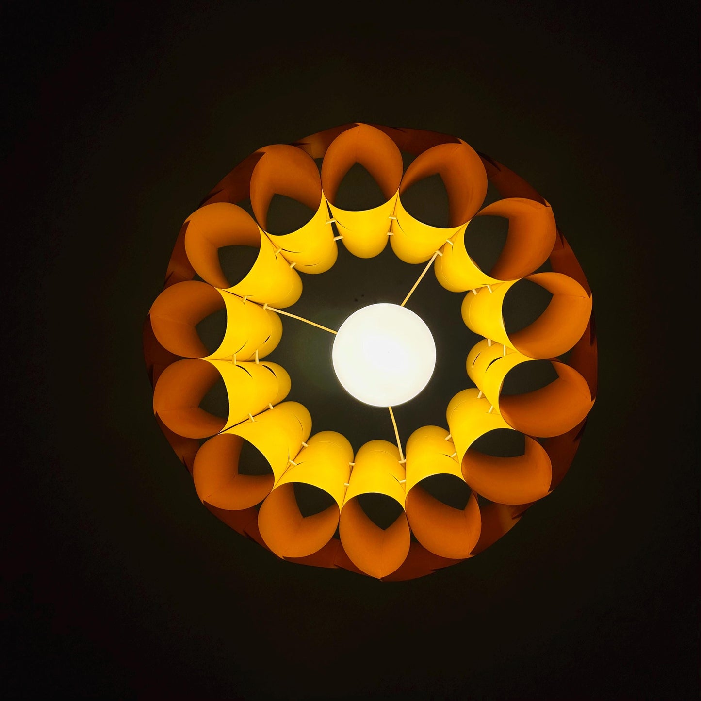 Butterfly pendant lamp, designed in 1968 by the Danish designer Lars Schiøler for Hoyrup Denmark