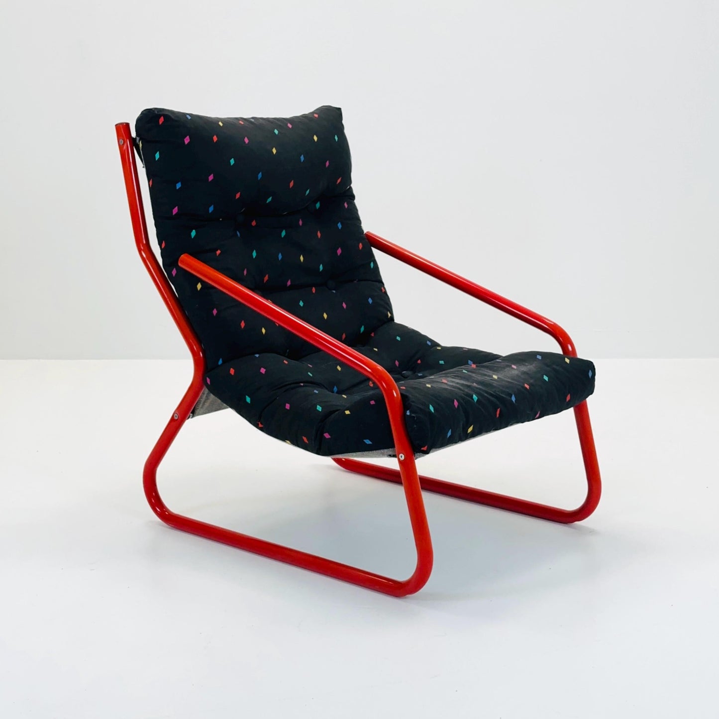 Rare Bauhaus design Armchair By Gillis Lundgren for Ikea Sweden 1970s
