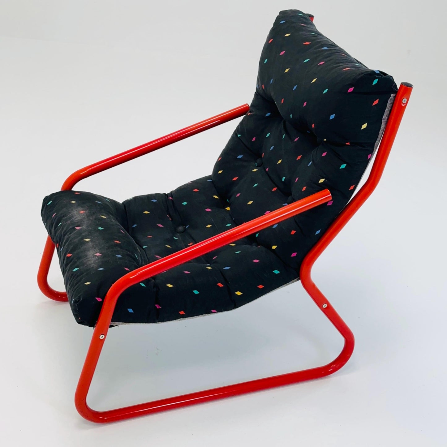 Rare Bauhaus design Armchair By Gillis Lundgren for Ikea Sweden 1970s
