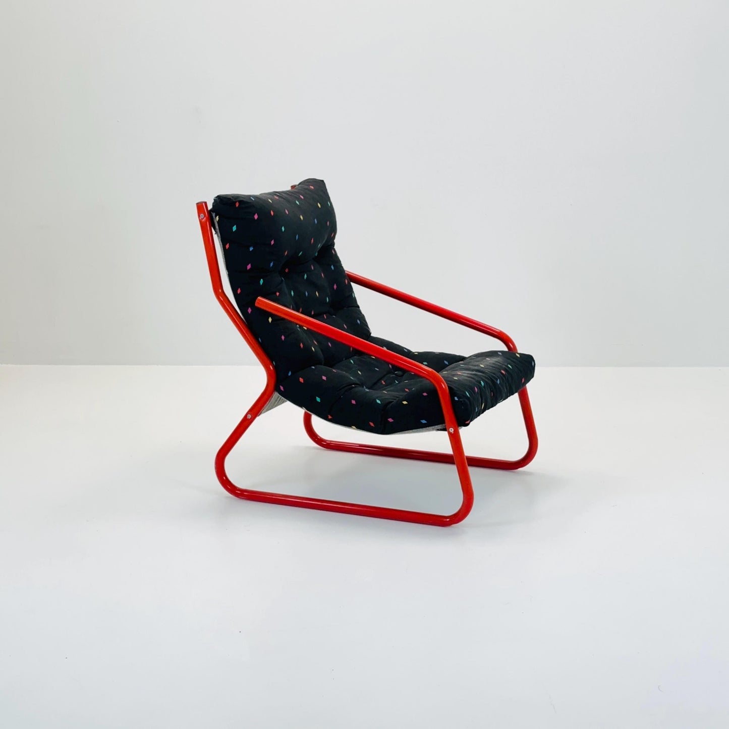 Rare Bauhaus design Armchair By Gillis Lundgren for Ikea Sweden 1970s