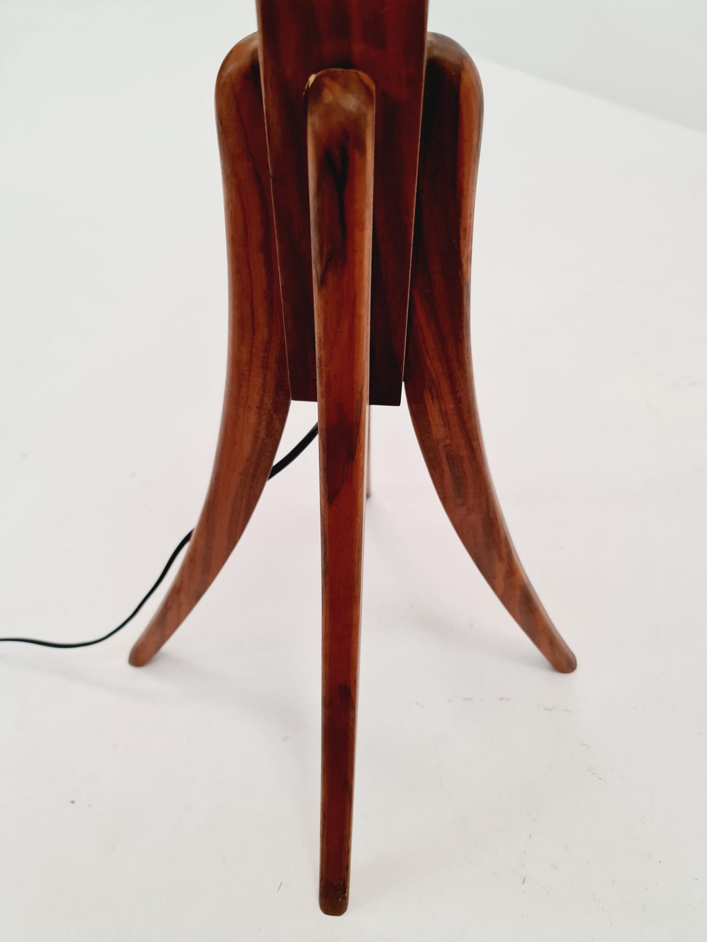 Midcentury floor Tripod flex armlamp Teak Scandinavian by Örsjö Armatur, 1960s