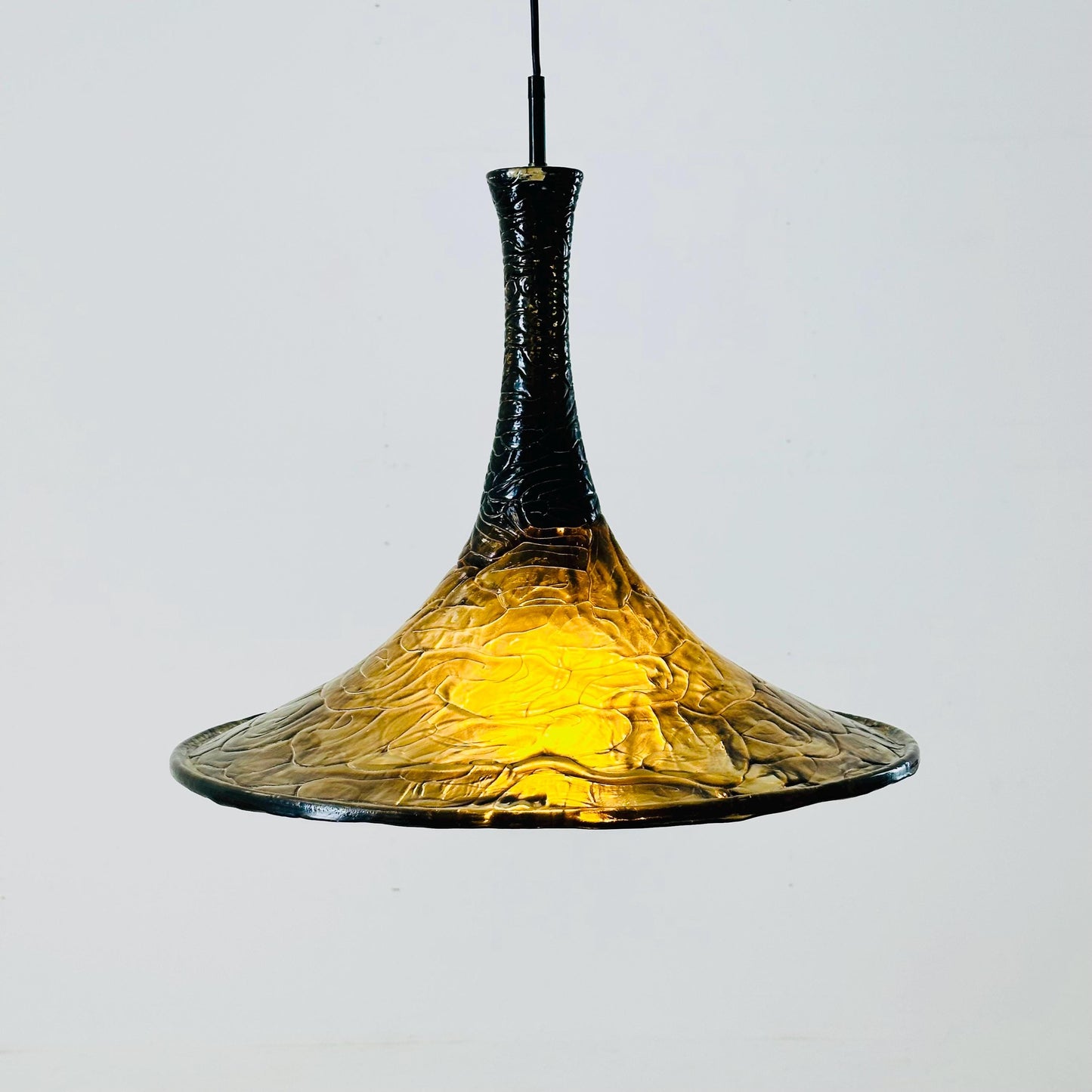 Mid century modern pendant lamp for Kaiser Leuchten Germany 1970s