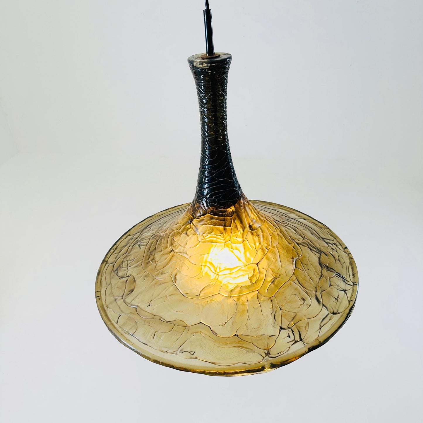Mid century modern pendant lamp for Kaiser Leuchten Germany 1970s