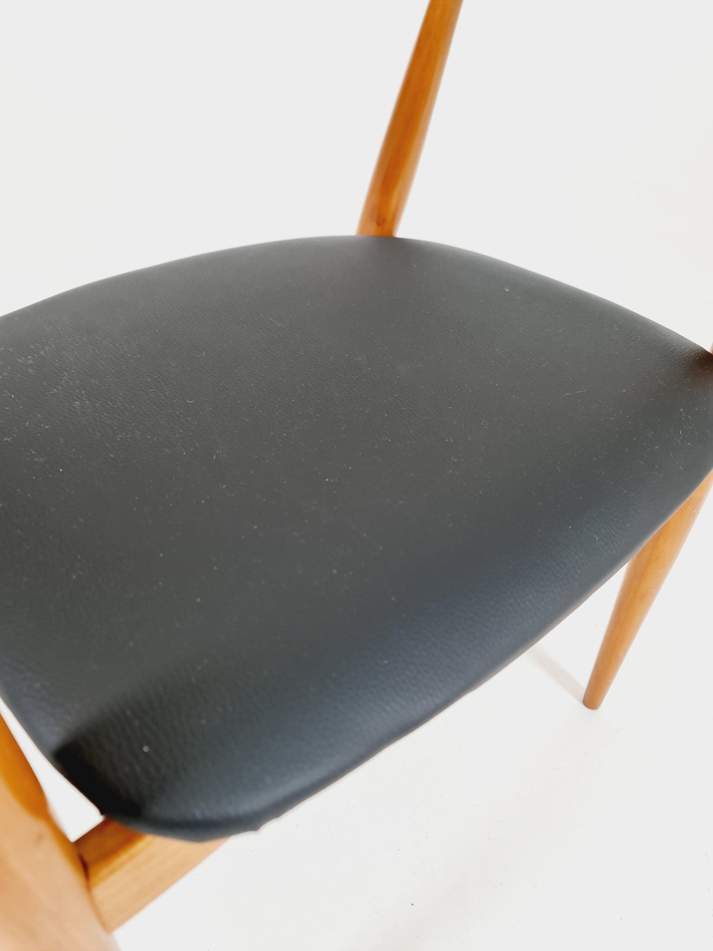 Mid Century German leather chair by Lübke, 1960s