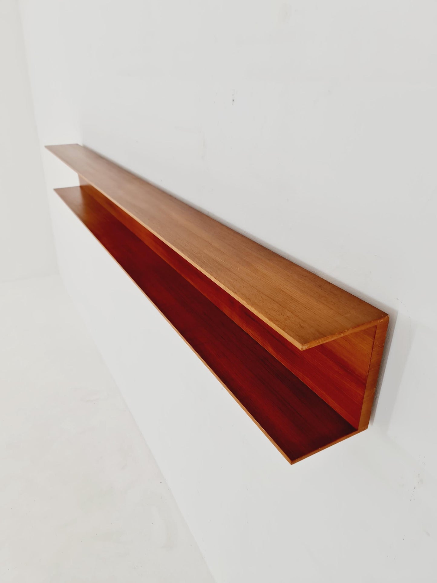 Long German Wilheilm Renz for Walter Renz hanging shelf, 1960s