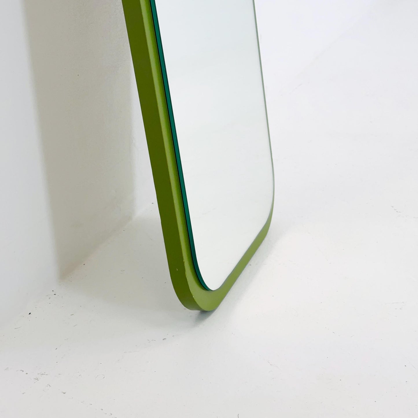 Vintage Schönbuch Green Framed Full-Length Mirror - Mid-Century Modern Minimalist,1970s