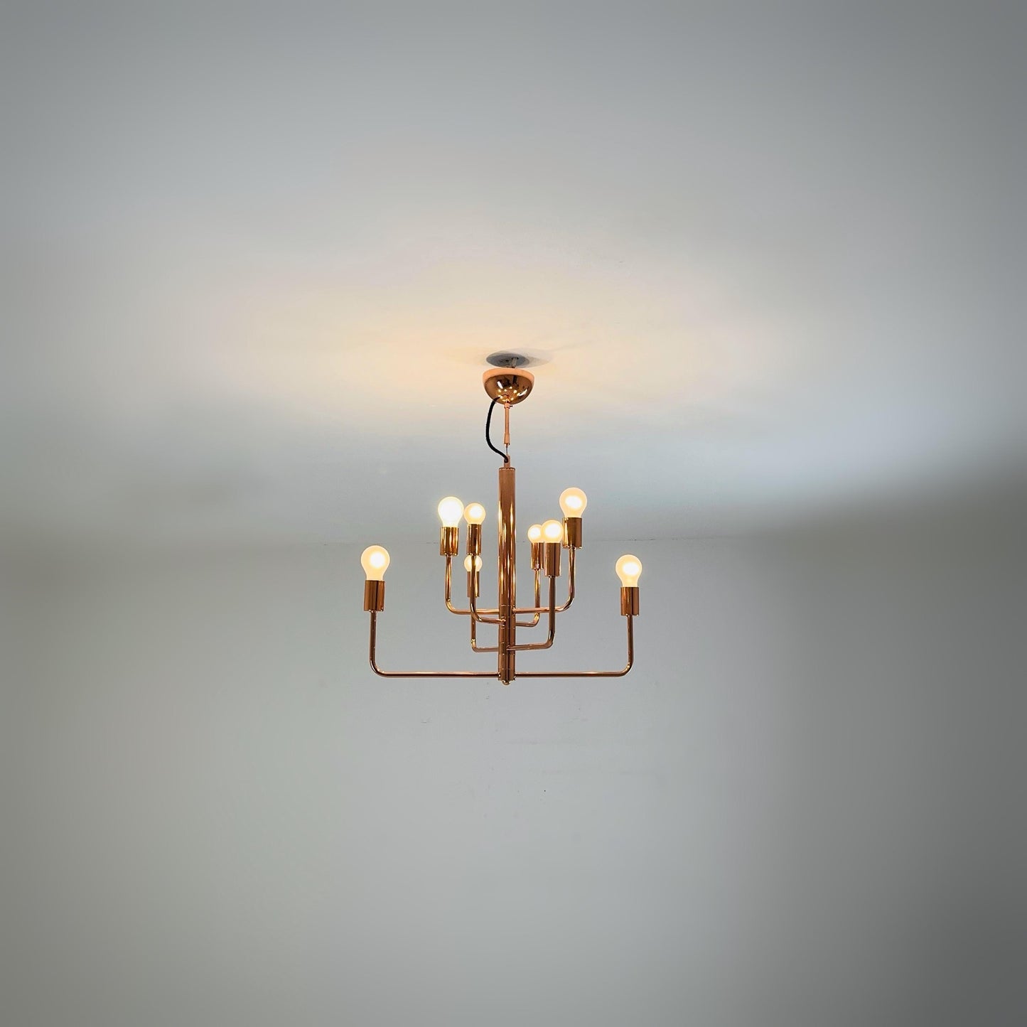 Iconic “Random” ceiling lamp in copper by Katarina Dahl for Ryden's contemporary