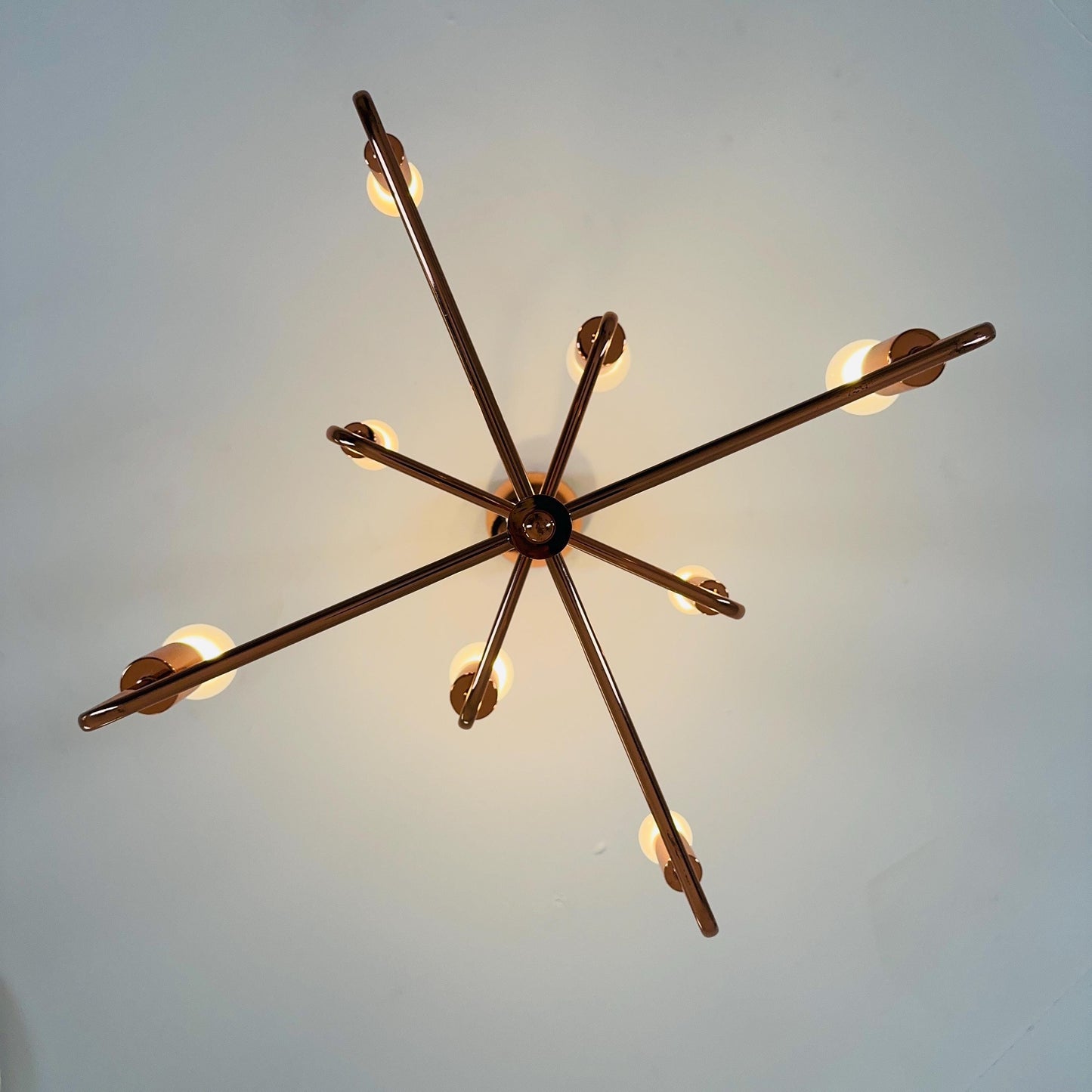 Iconic “Random” ceiling lamp in copper by Katarina Dahl for Ryden's contemporary