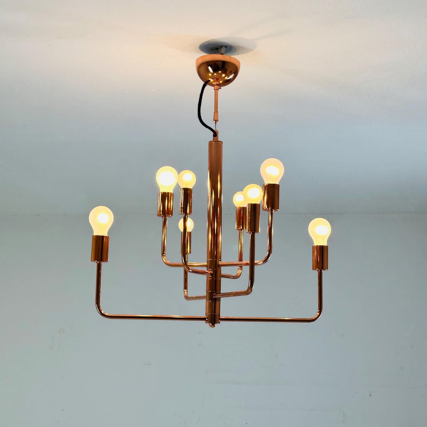 Iconic “Random” ceiling lamp in copper by Katarina Dahl for Ryden's contemporary