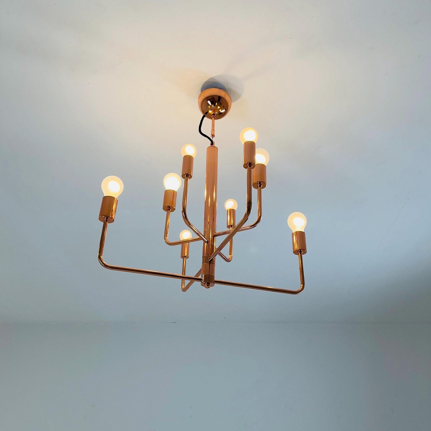 Iconic “Random” ceiling lamp in copper by Katarina Dahl for Ryden's contemporary