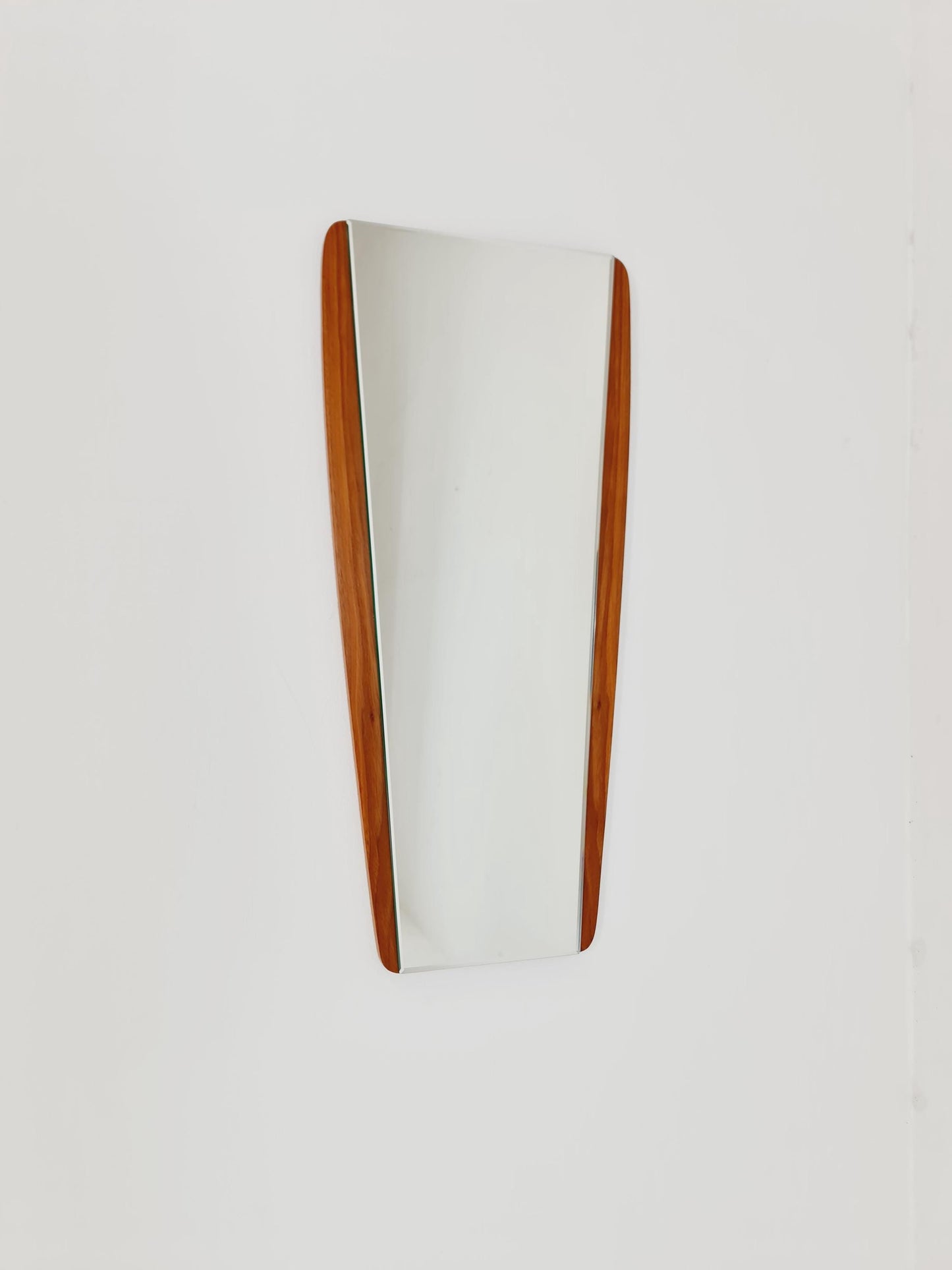 Mid century Vintage teak danish wall mirror, 1960s