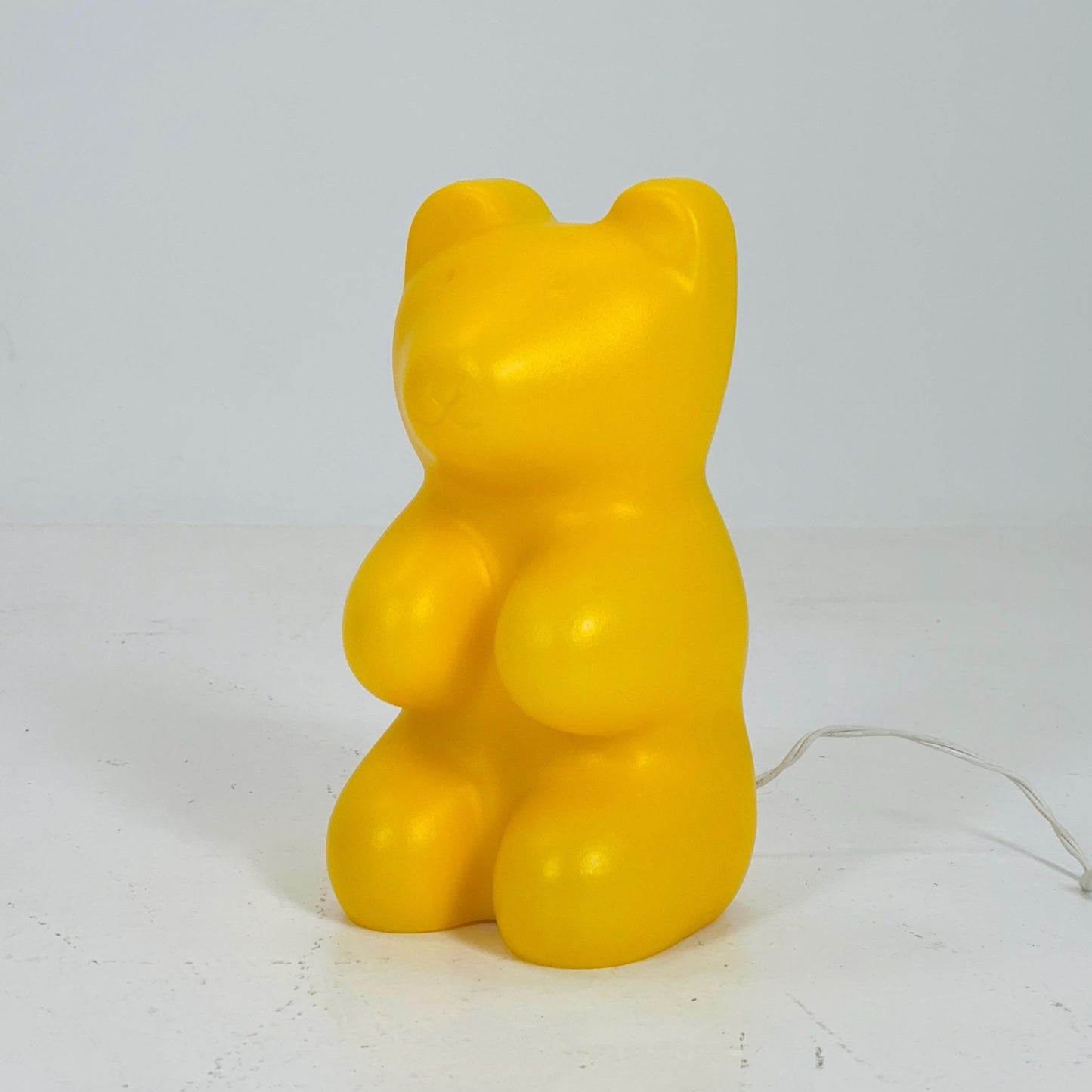 Space age retro teddy bear table lamp by Heico Germany 1980s