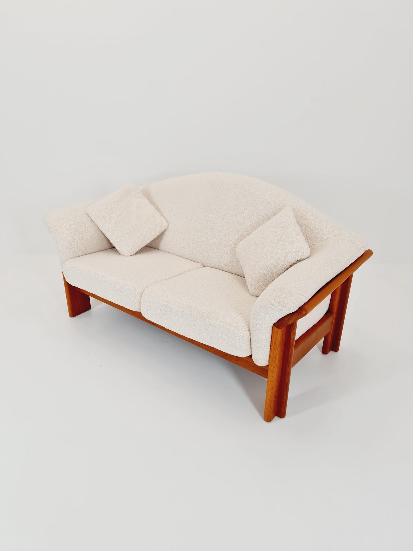 Mid-century Rare Danish teak lounge sofa 2 -Seater ,By Silkborg 1970s
