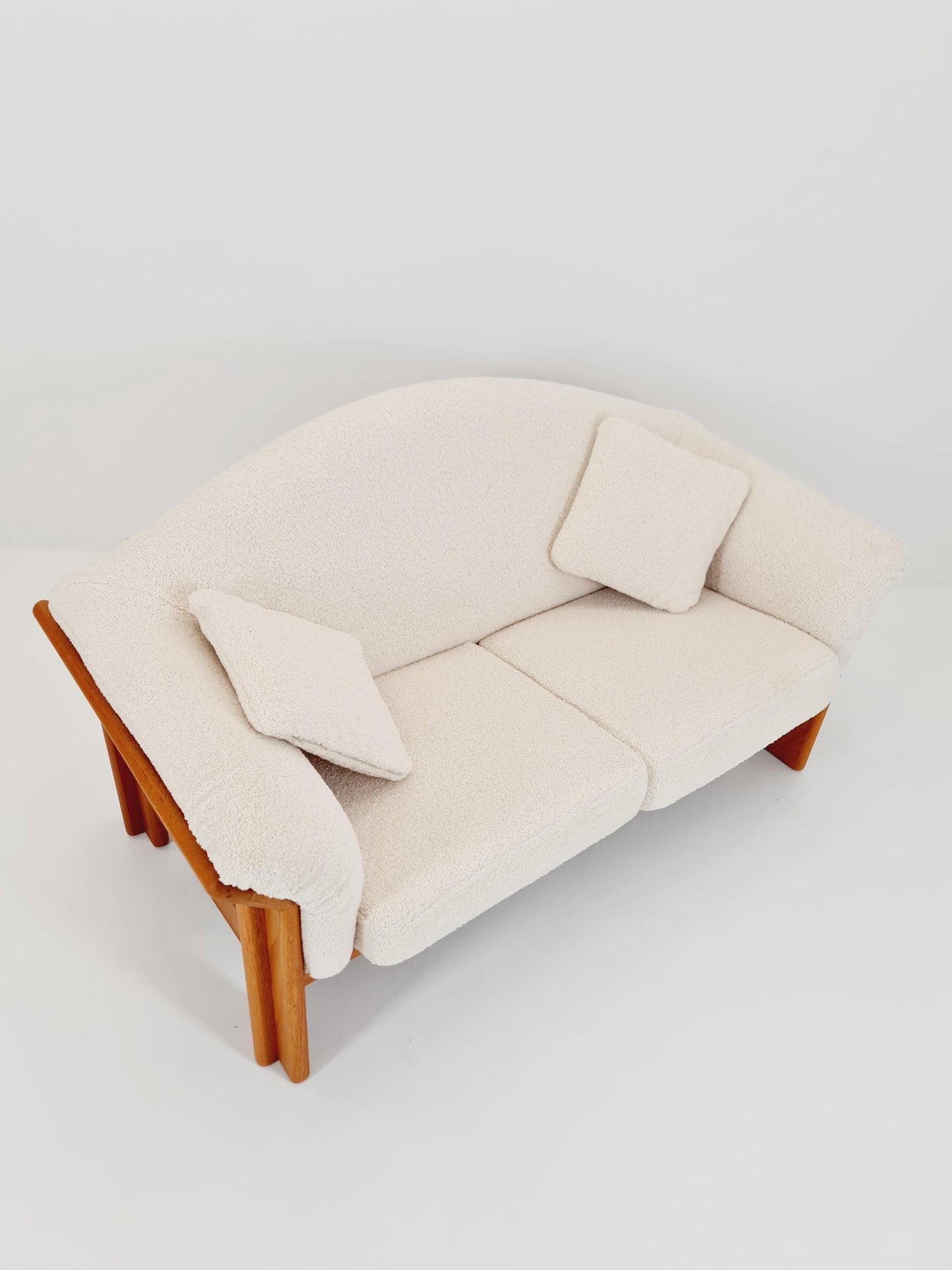 Mid-century Rare Danish teak lounge sofa 2 -Seater ,By Silkborg 1970s