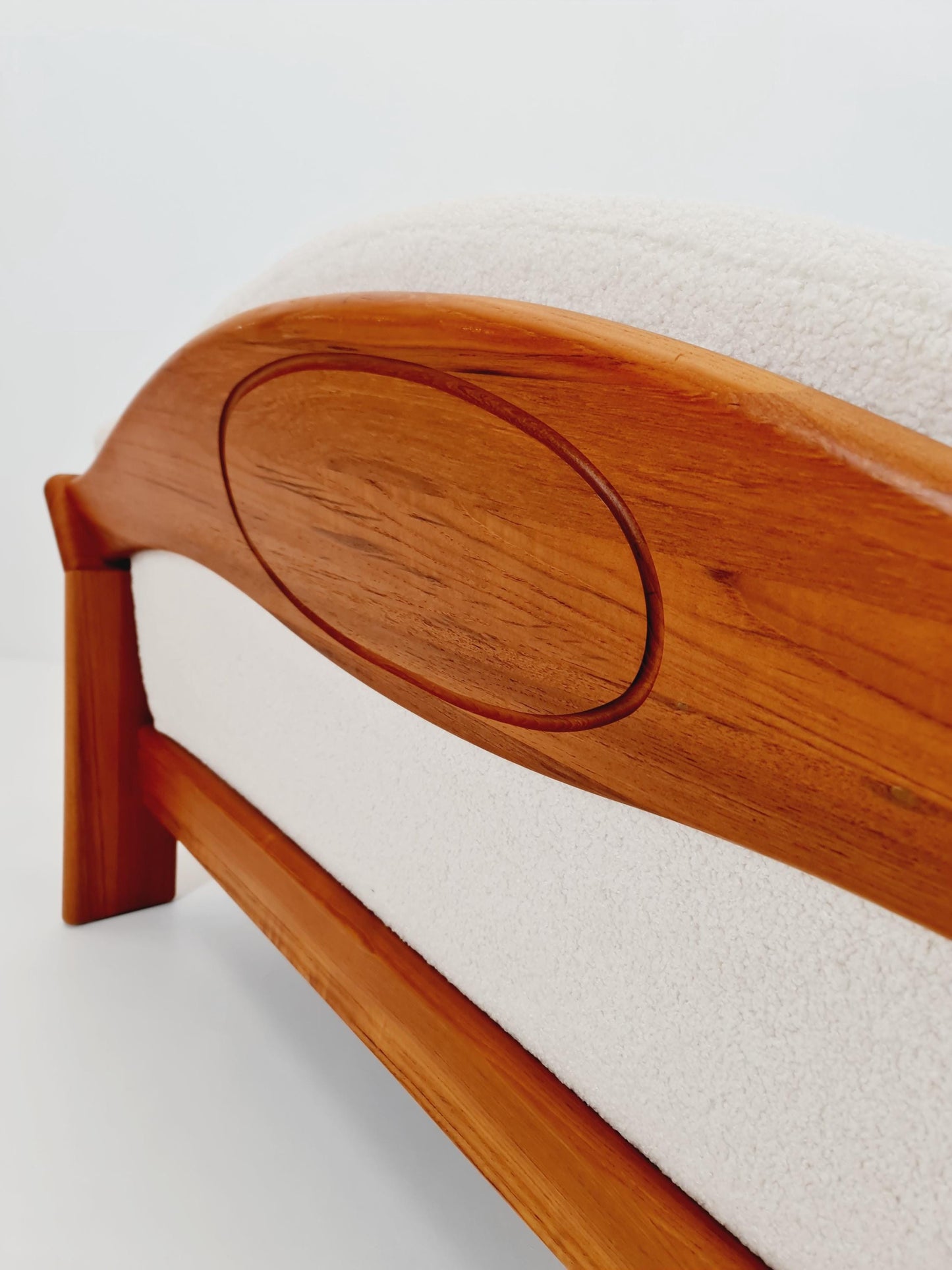 Mid-century Rare Danish teak lounge sofa 2 -Seater ,By Silkborg 1970s