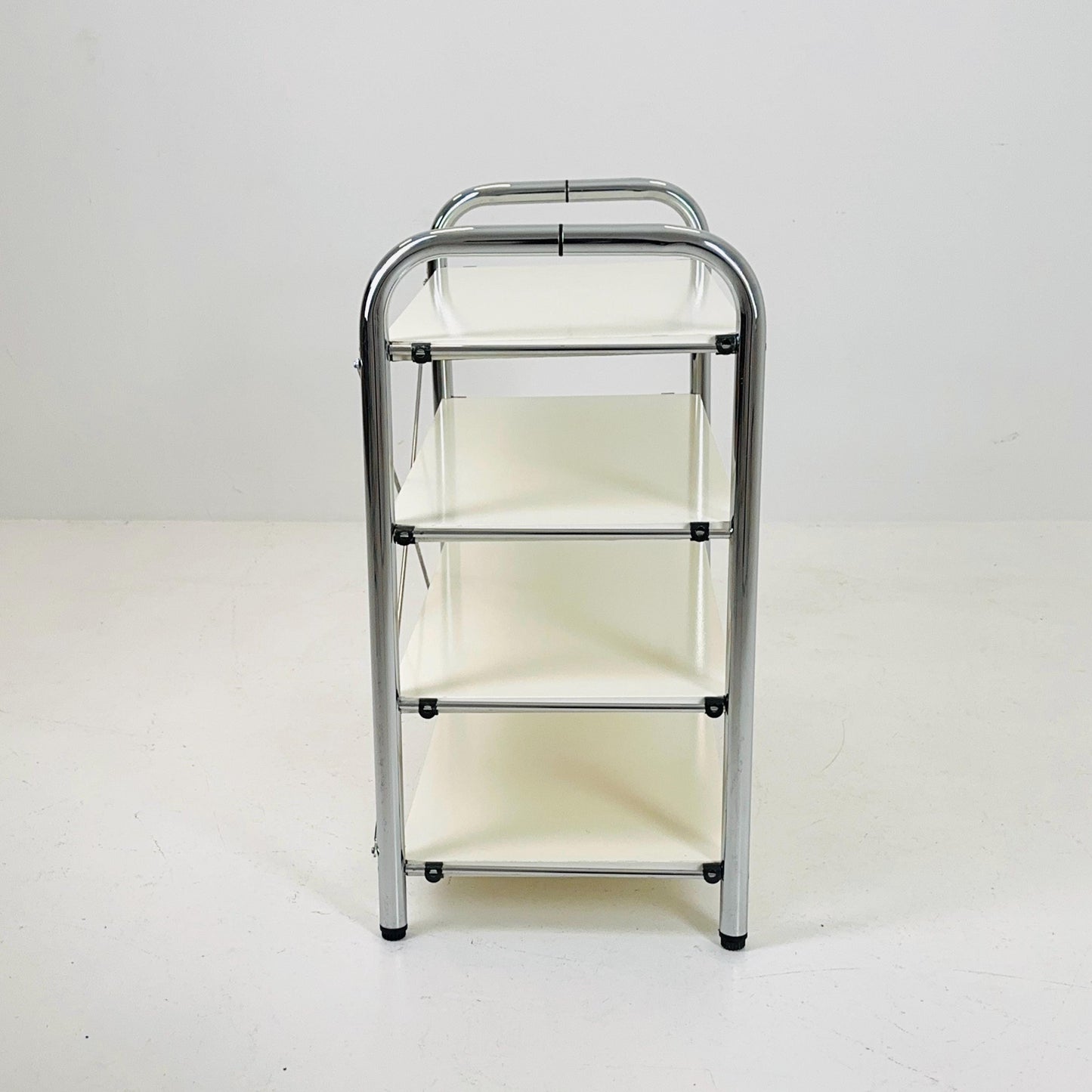Minimalist white standing shelving system Niklas BY Rutger Andersson for IKEA Sweden 1980s