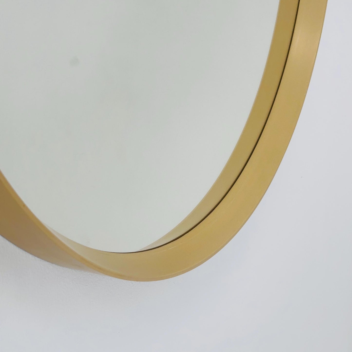 Large Space Age \Mid-Century Round Mirrror, 1970s