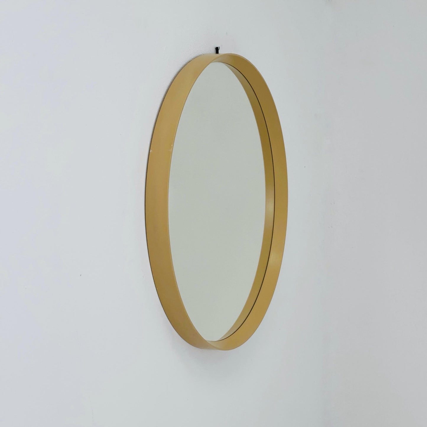 Large Space Age \Mid-Century Round Mirrror, 1970s