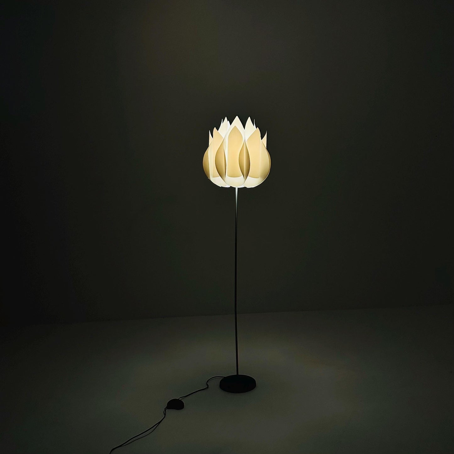 Mid century floor lamp designed by Flemming Brylle & Prenen Jacobsen from Denmark.