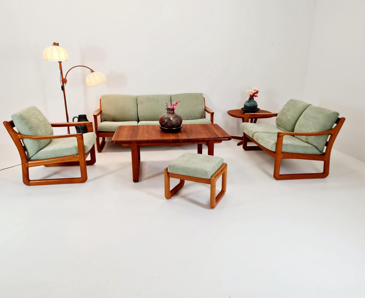 Mid century teak 3 -Seater Sofa by Johannes Andersen for Silkeborg , 1960s