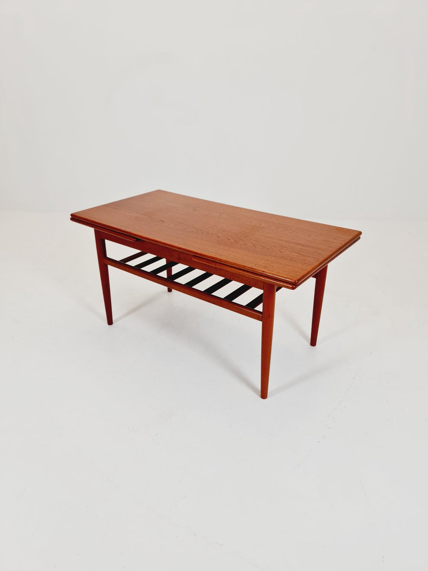 Midcentury Danish teak extendable coffee table by Trioh, 1960s