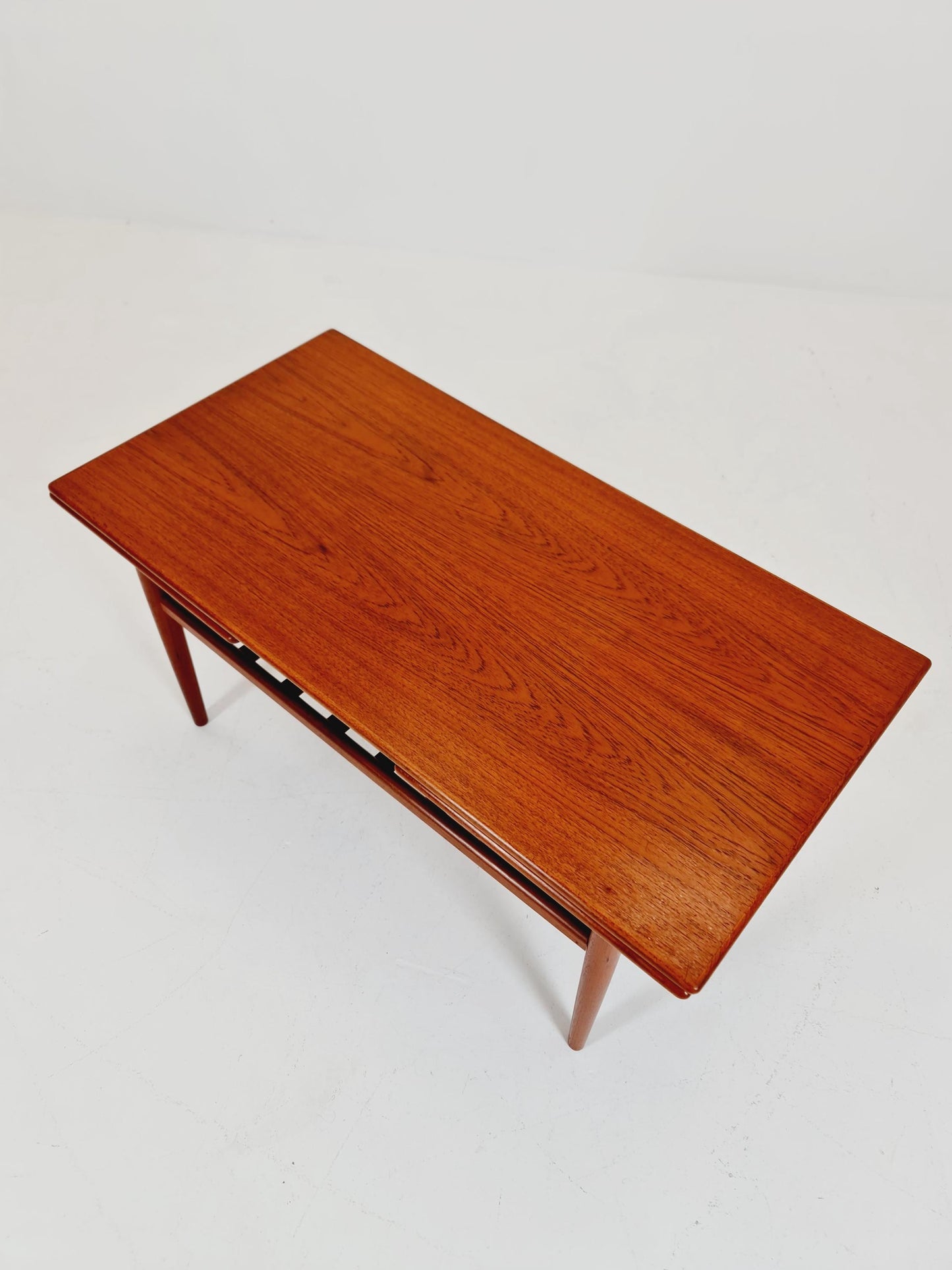 Midcentury Danish teak extendable coffee table by Trioh, 1960s