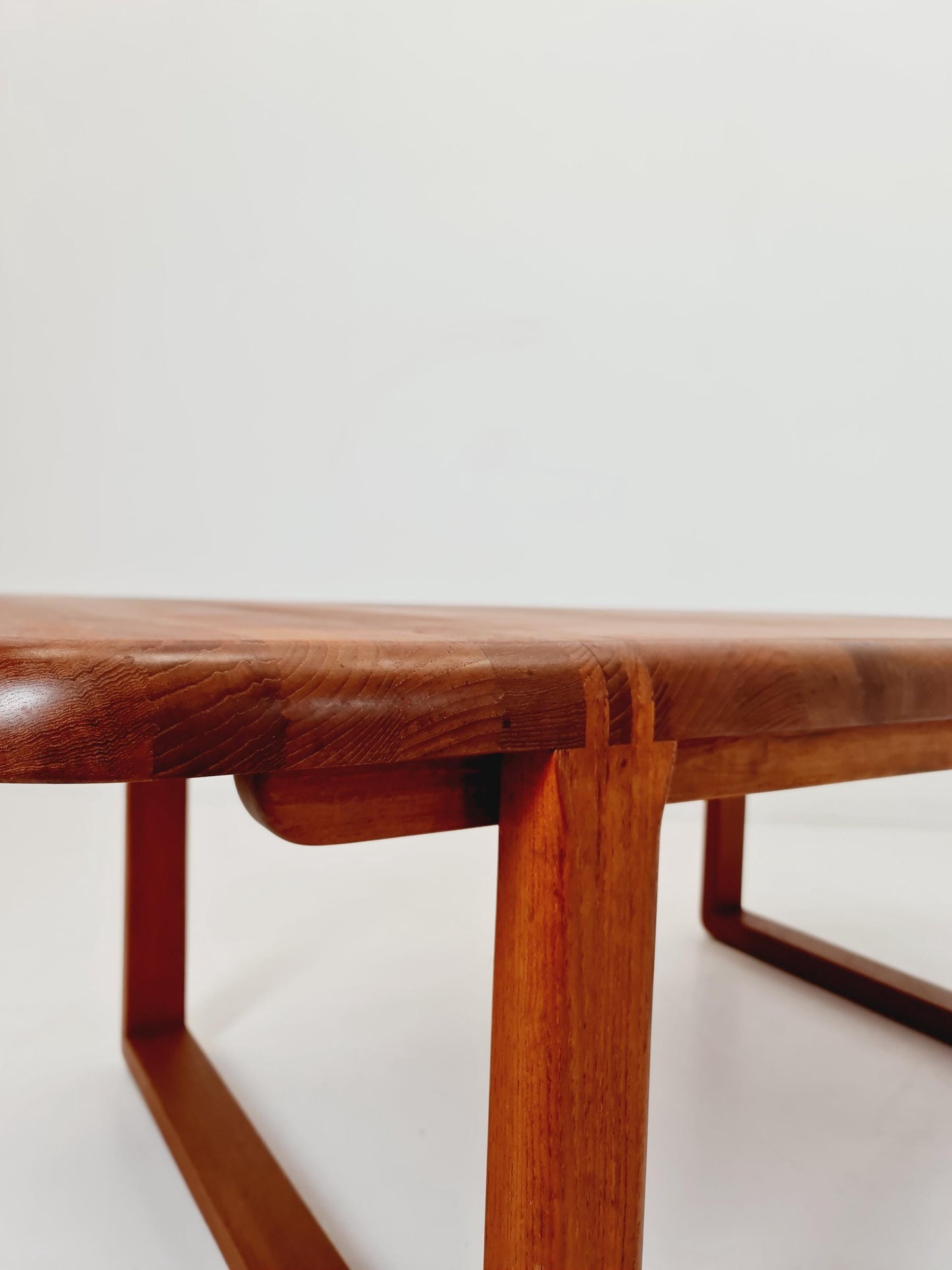 Danish Teak solid coffee table/ side table By Niels Bach for Randers Möbel, 1960s
