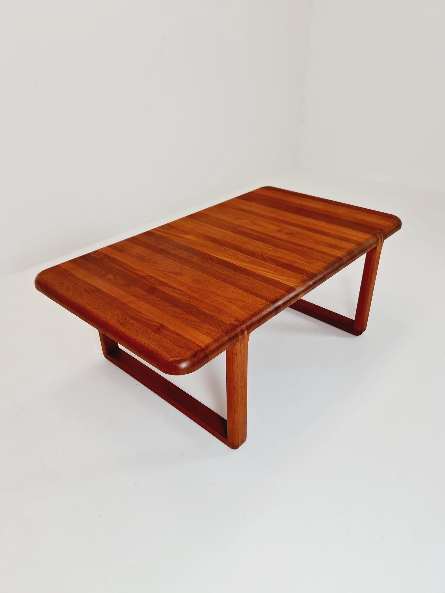 Danish Teak solid coffee table/ side table By Niels Bach for Randers Möbel, 1960s