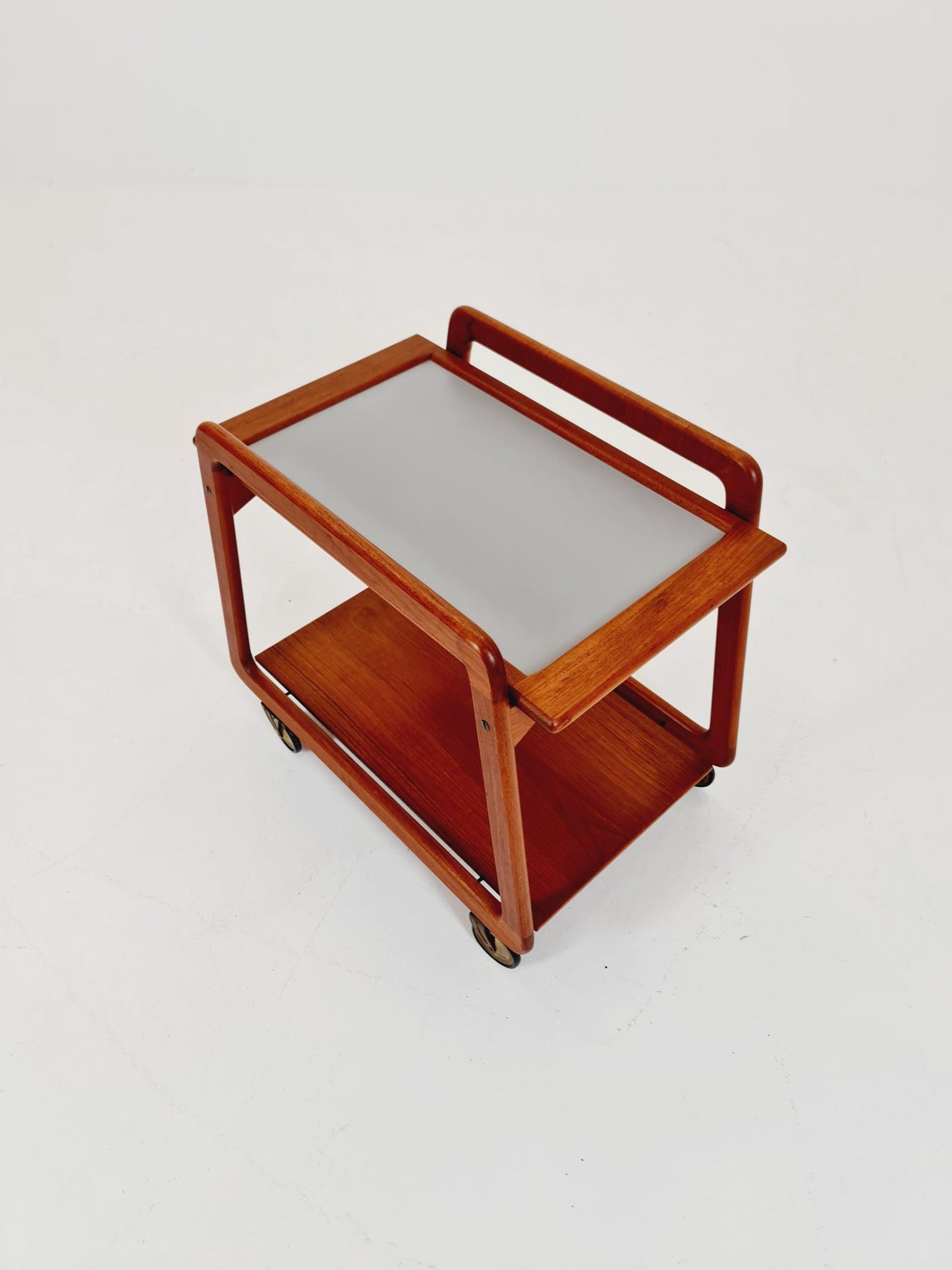 Vintage mid century danish trolley in solid teak/ bar cart By SIKA Mobler , 1960s