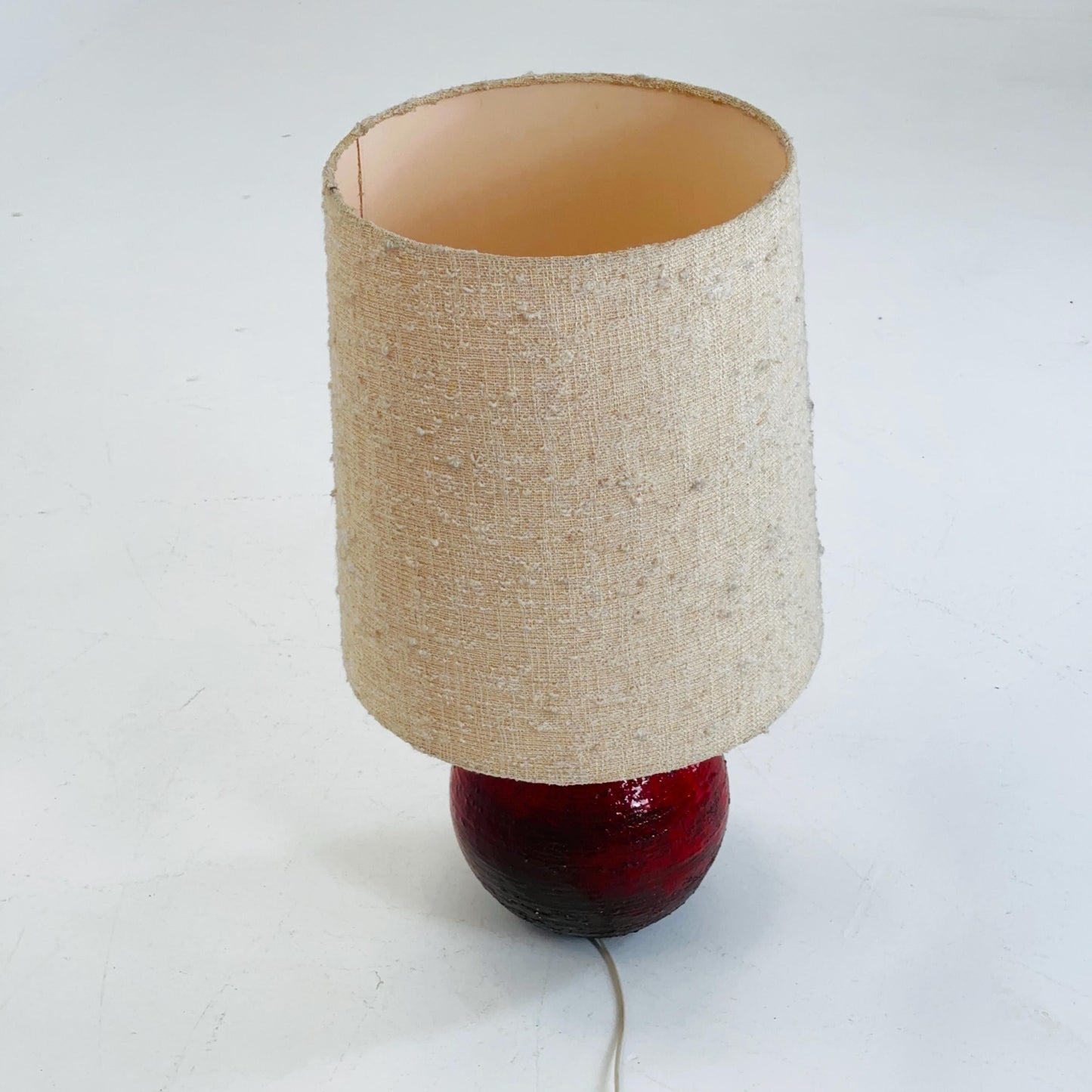 Mid century ceramic handmade floor lamp 1960s Germany