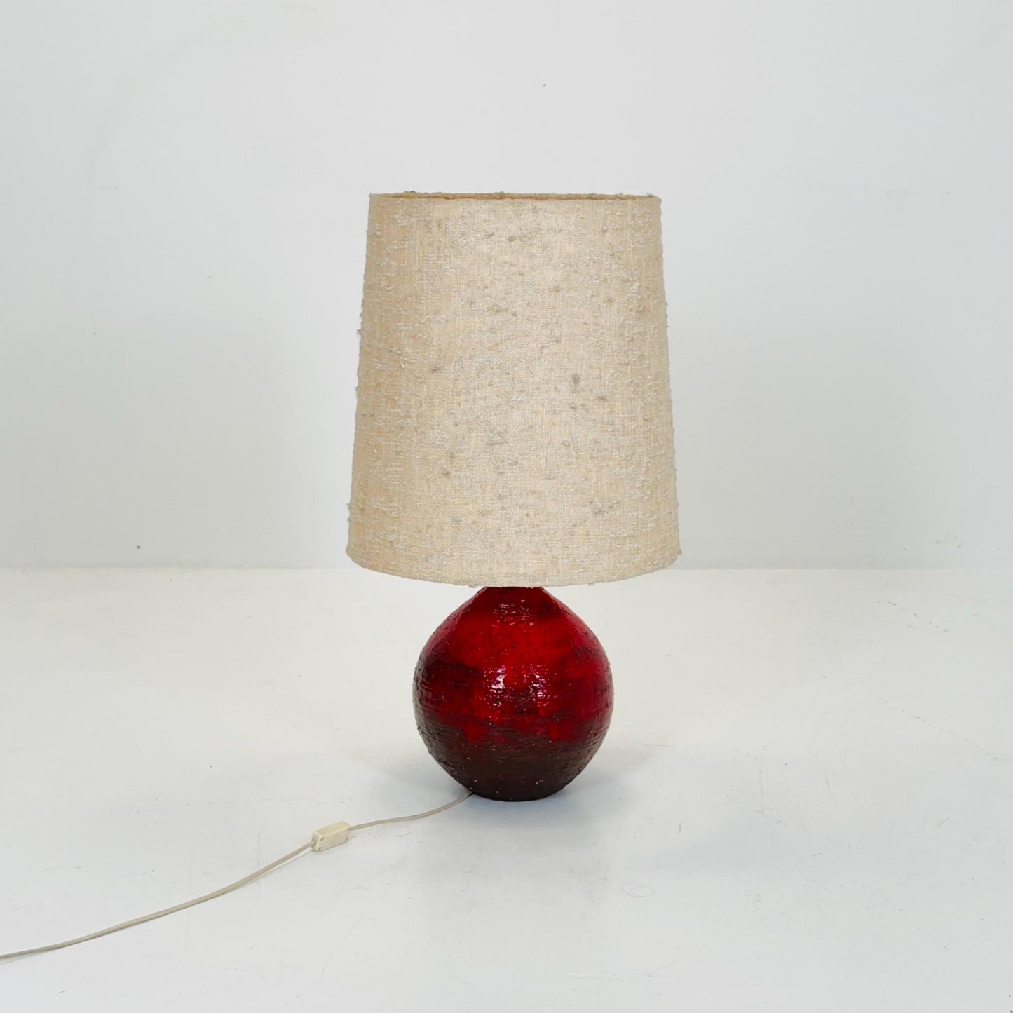 Mid century ceramic handmade floor lamp 1960s Germany