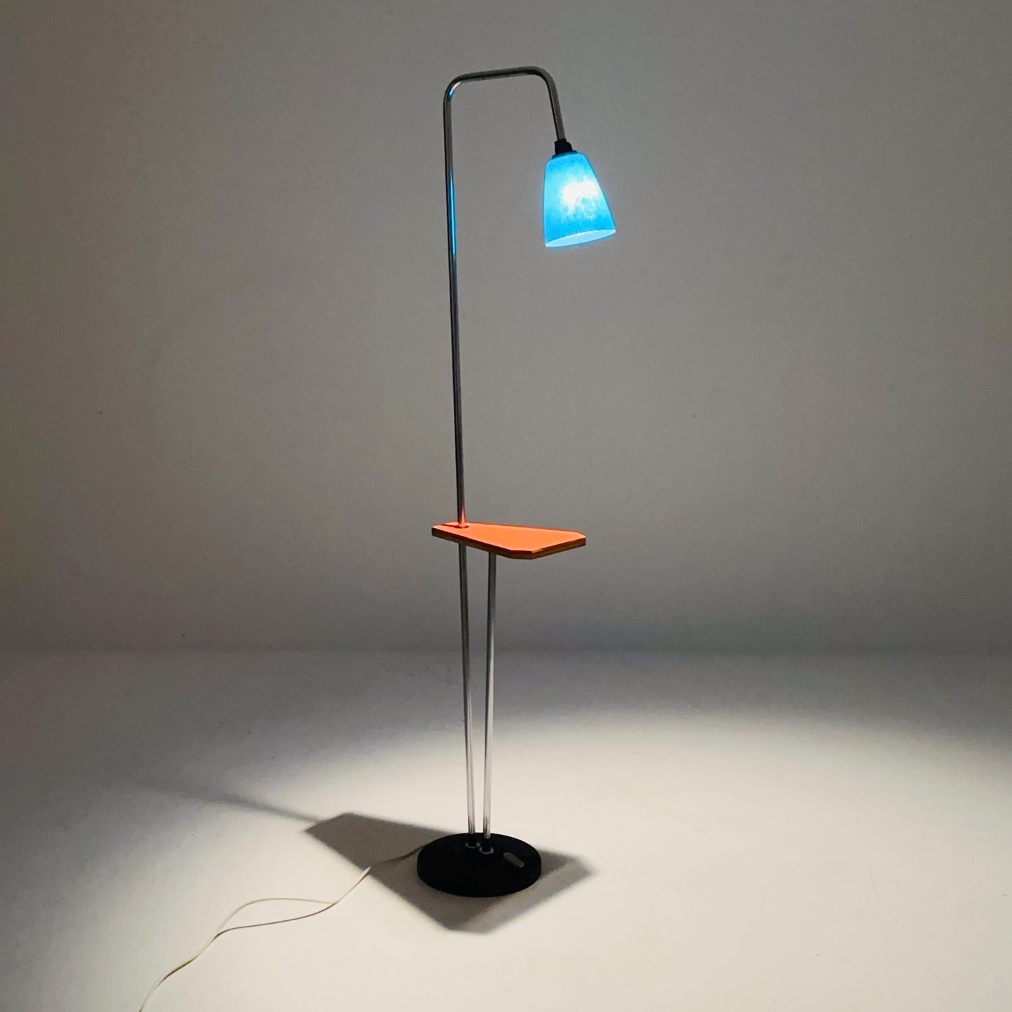 Mid Century Floor lamp Expo 58 by Josef Hůrka Društvo Lidokov Czechoslovakia 1960s