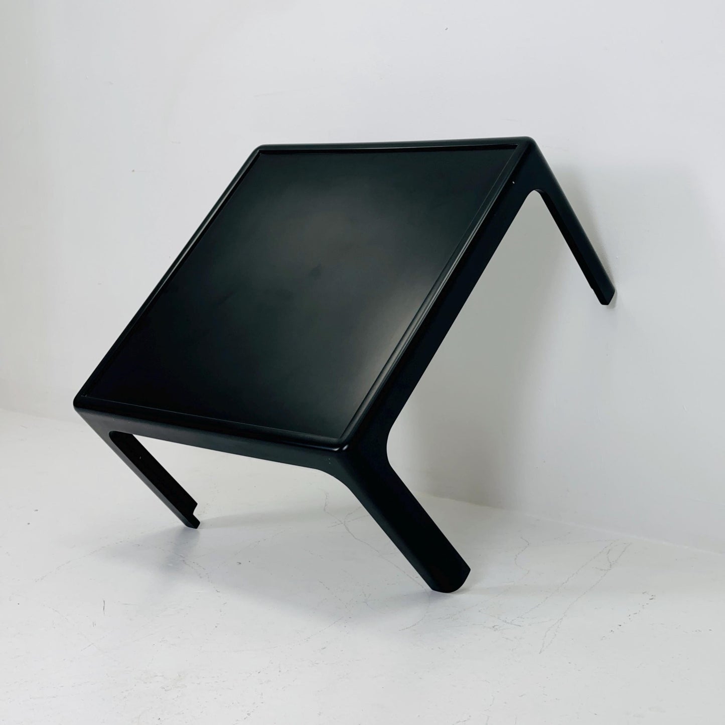 Mid Century Square MOD acrylic coffee table by Poschinger Pur-Möbel Germany 1970s
