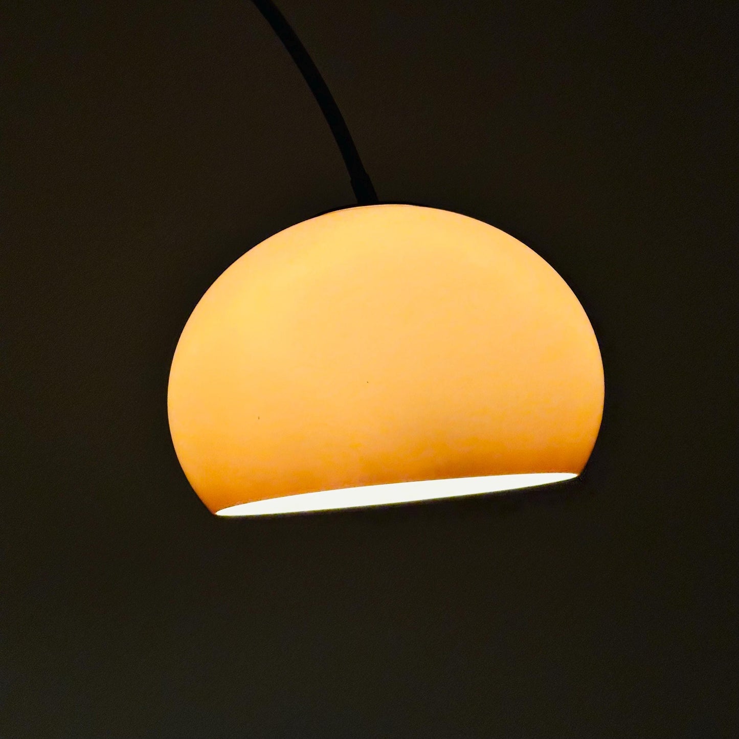 Mid-Century Space Age Arch Floor Lamp by Guzzini Italy 1970s