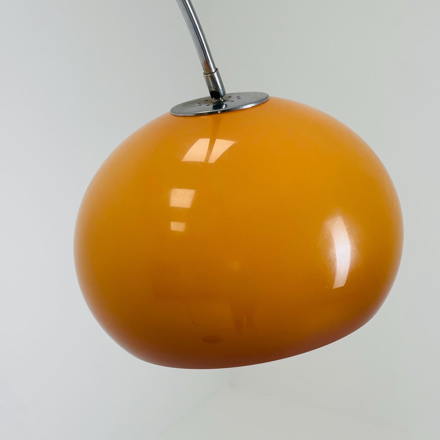 Mid-Century Space Age Arch Floor Lamp by Guzzini Italy 1970s