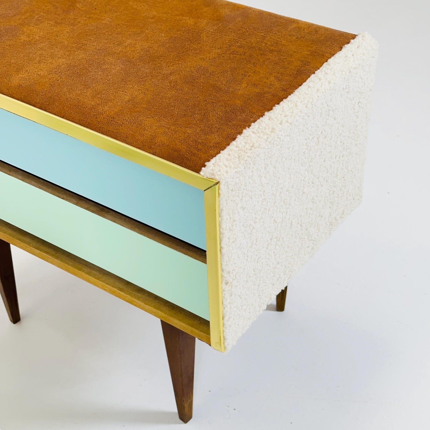Set of 2 Mid century modern nightstands Germany 1960s