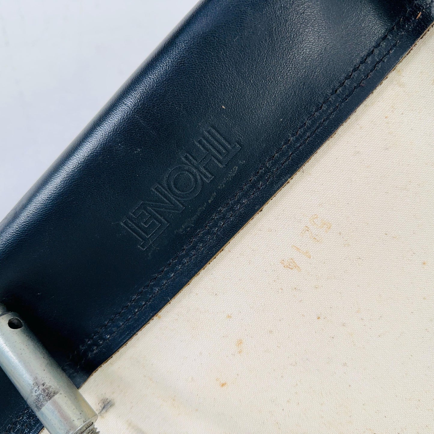 Iconic Black Leather S34 Cantilever Chair by Mart Stam for Thonet ,1980s